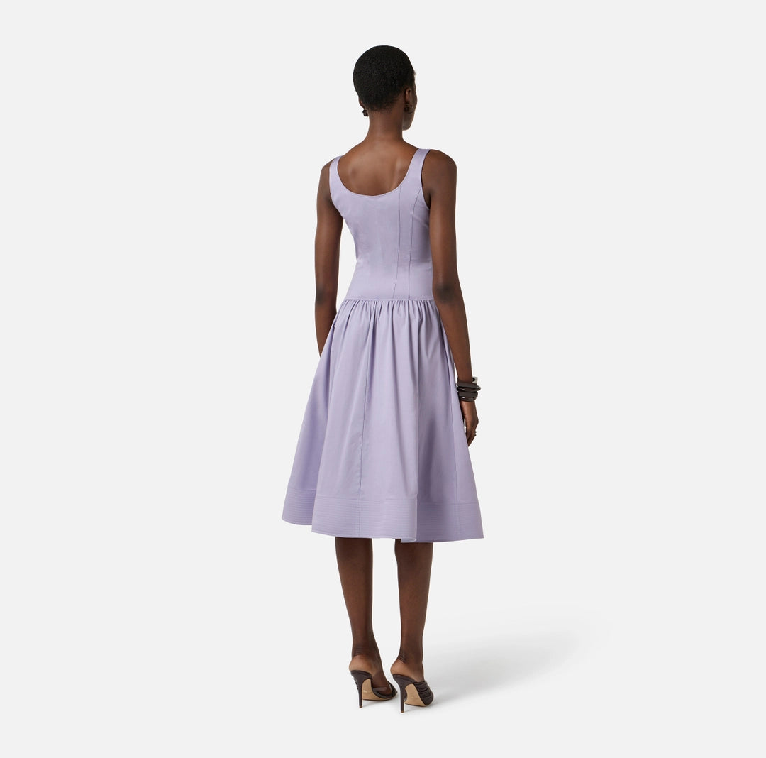 Stretch cotton dress