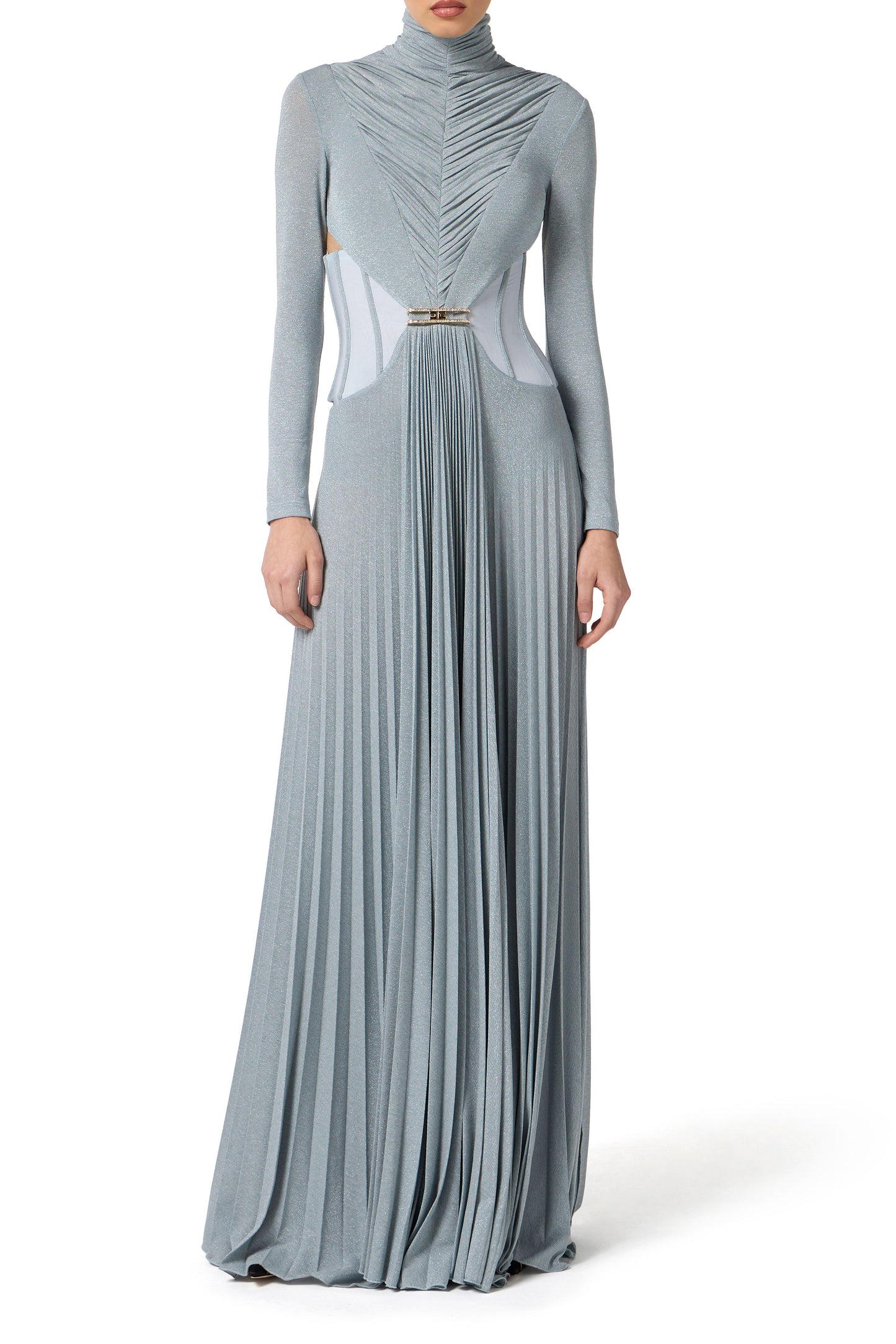 Red Carpet lurex jersey dress
