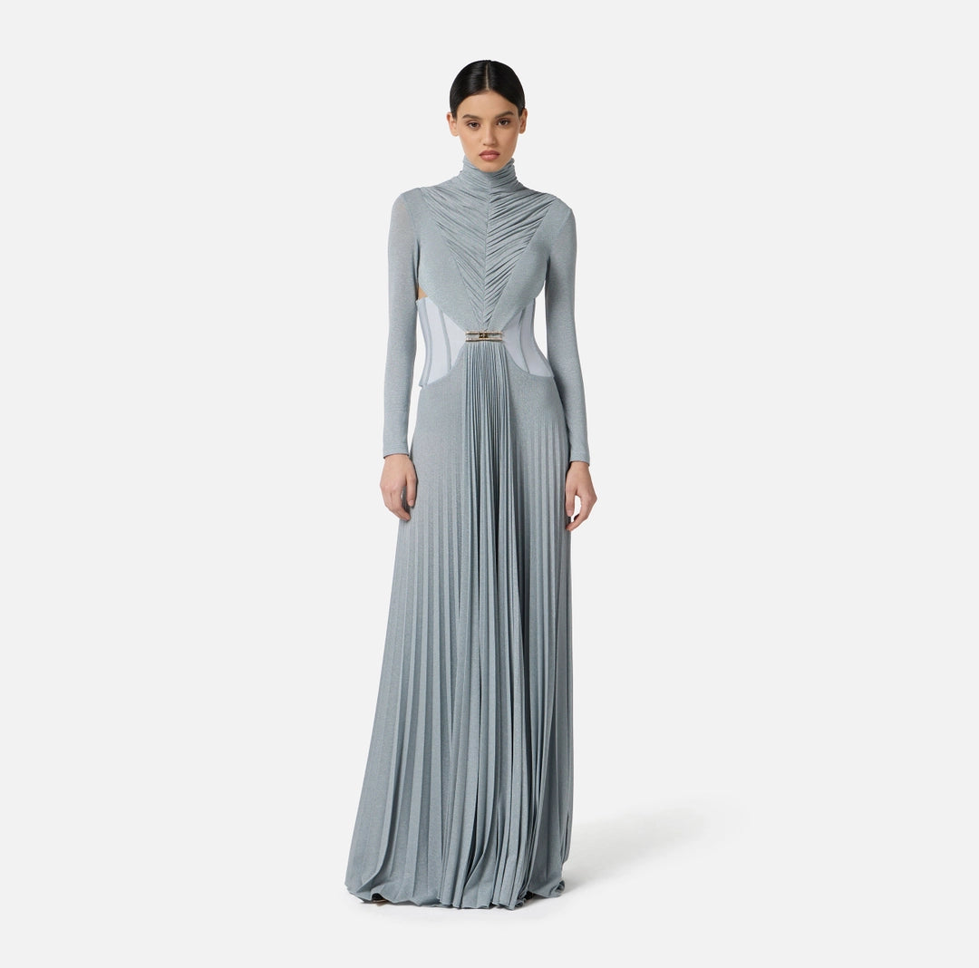 Red Carpet lurex jersey dress