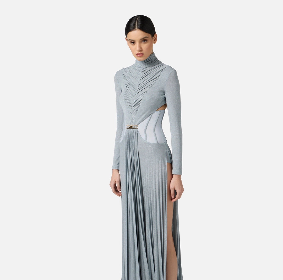 Red Carpet lurex jersey dress