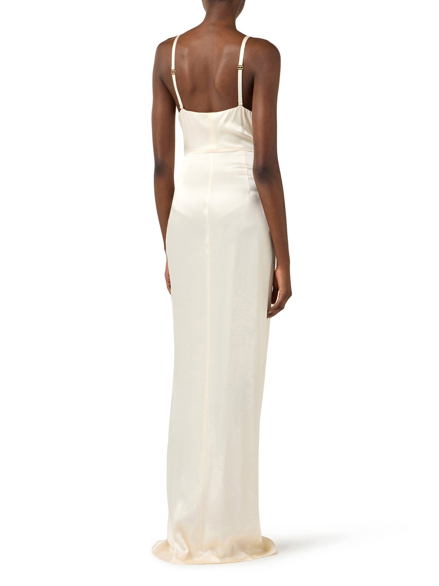 Red Carpet dress with embroidered crystals