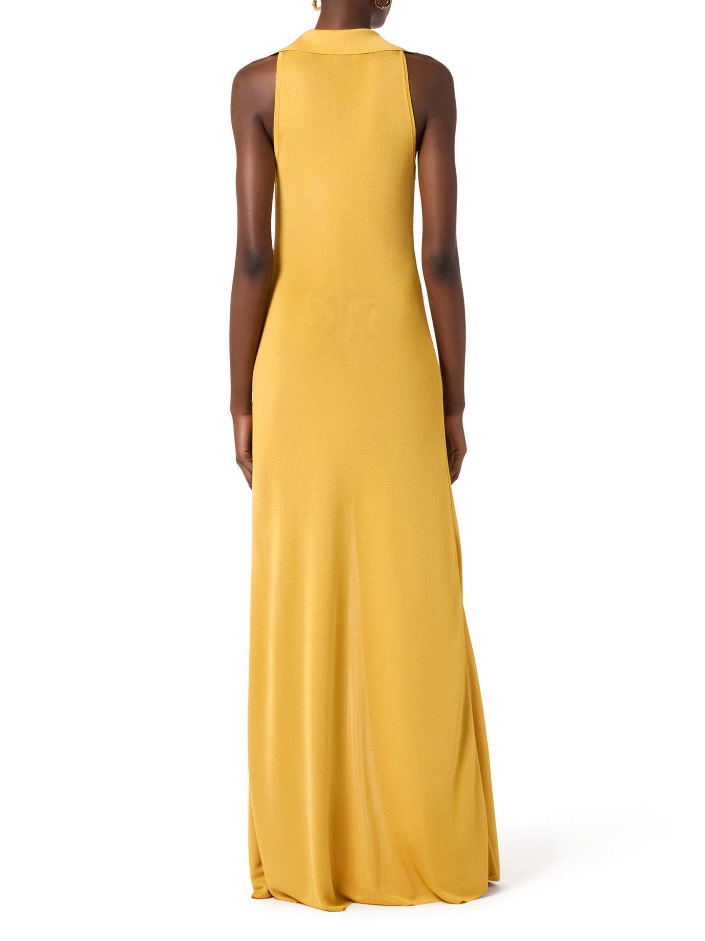 Viscose knit dress with jewel detail