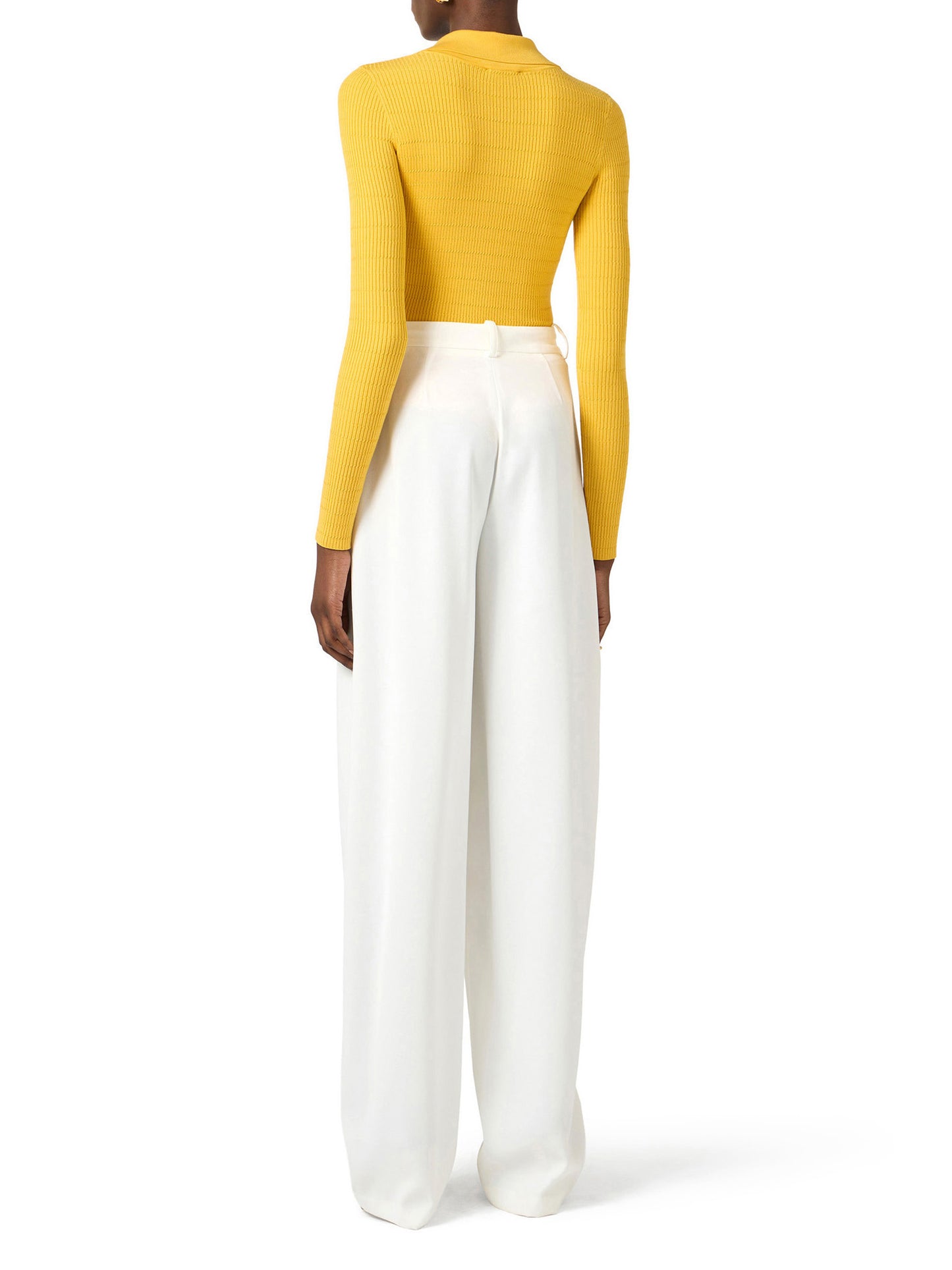 Micro-braided knit bodysuit