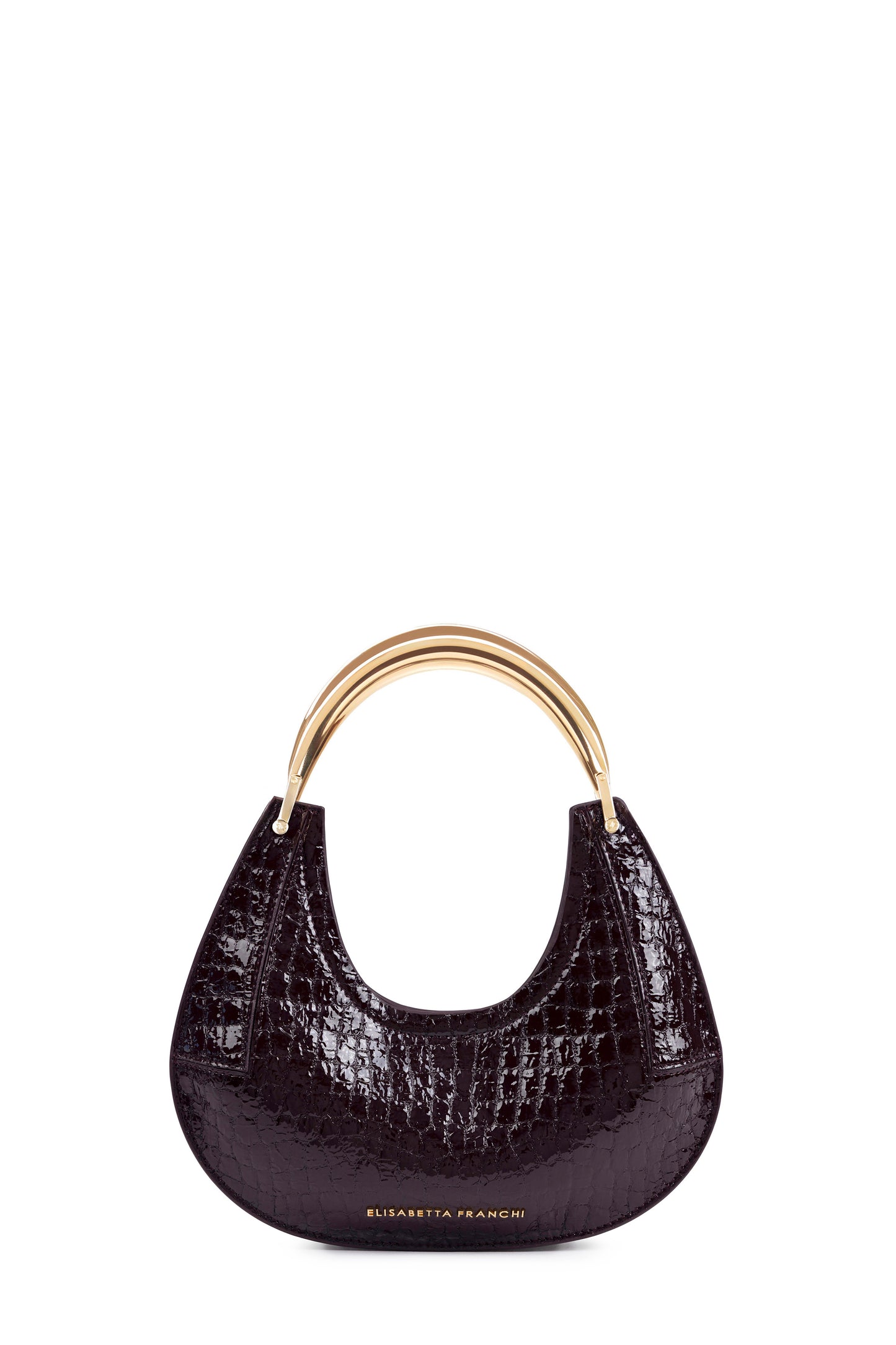 Small hobo bag with jewel handle
