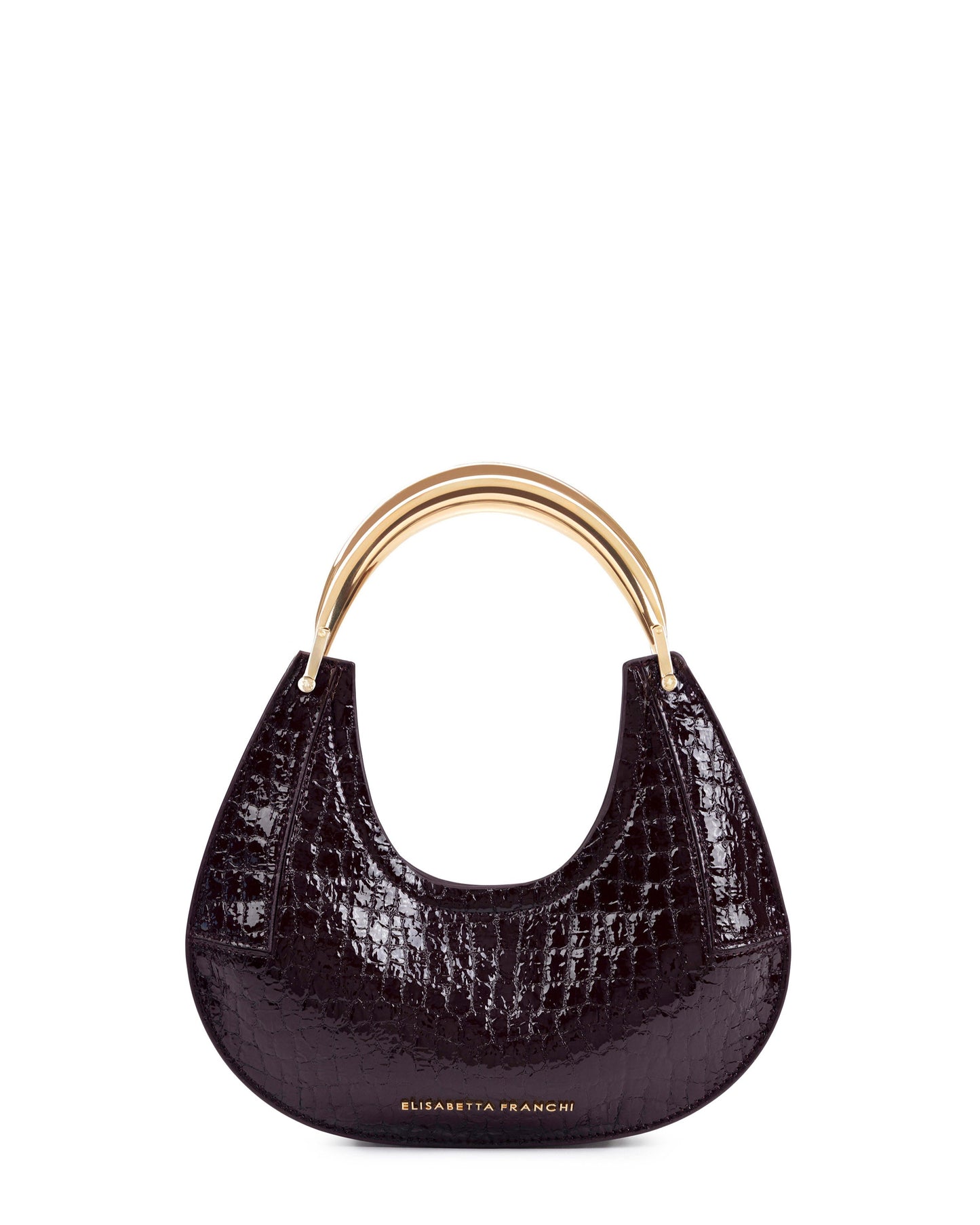 Small hobo bag with jewel handle