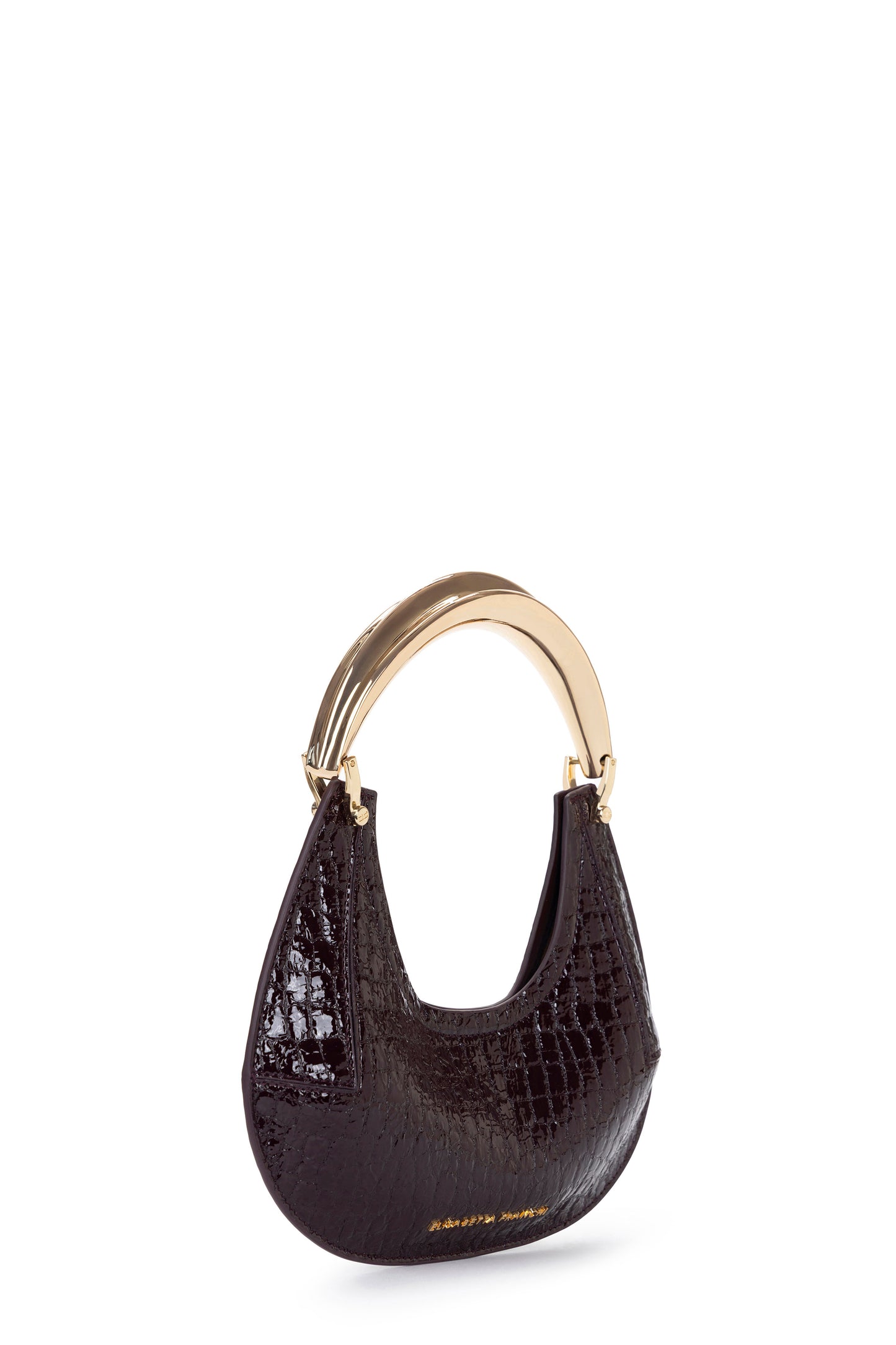 Small hobo bag with jewel handle