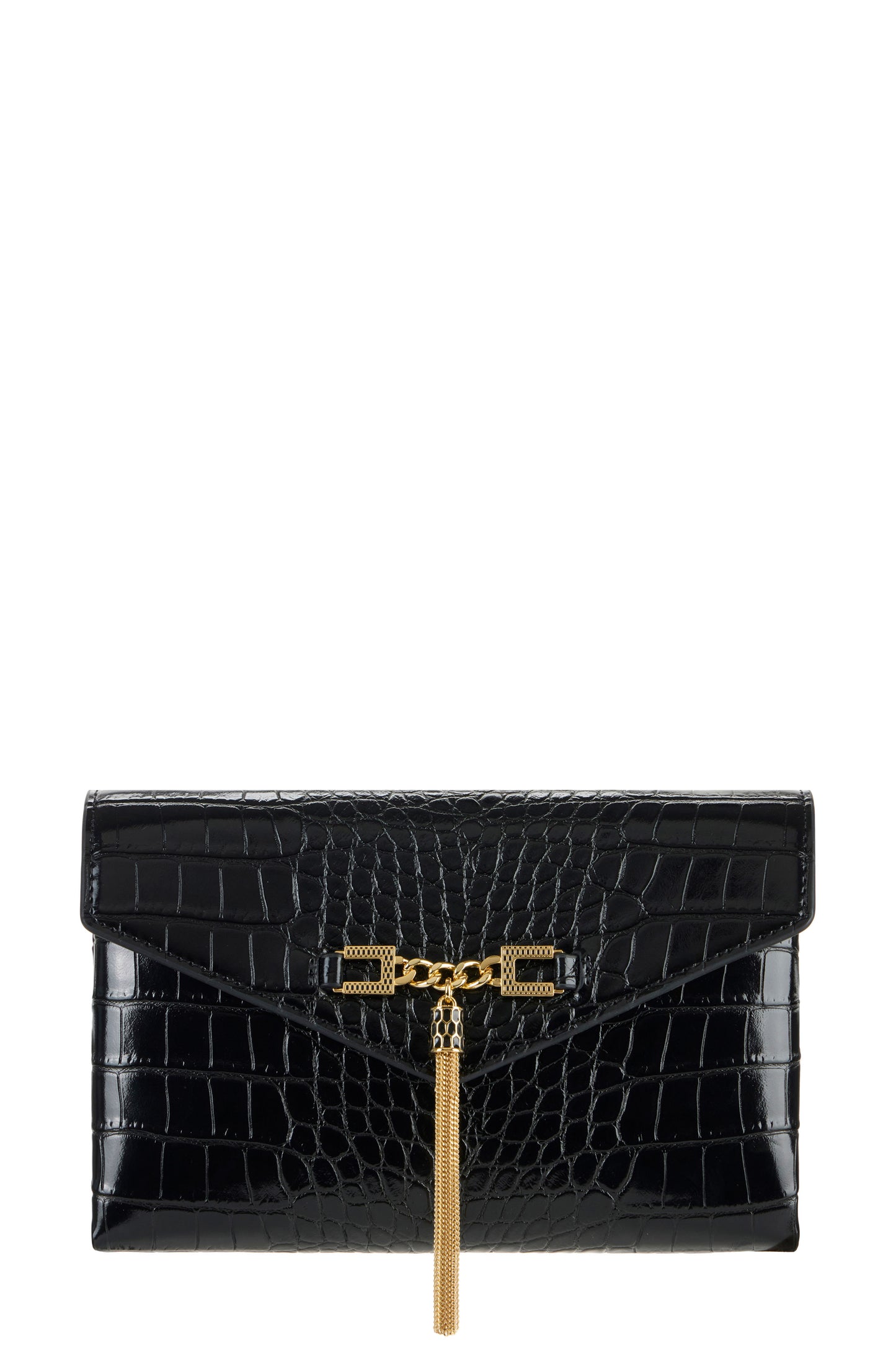 Shoulder bag with groumette chain