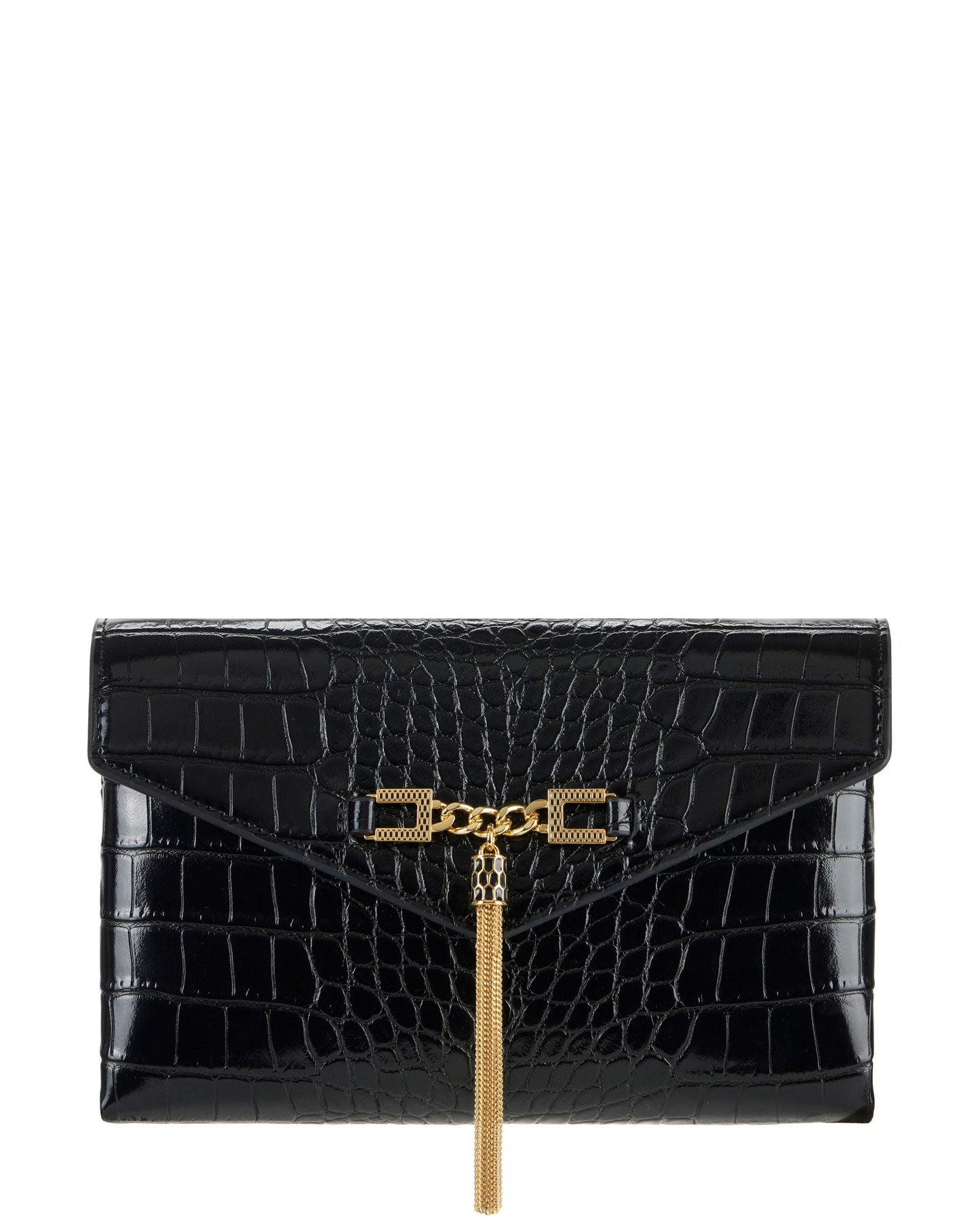 Shoulder bag with groumette chain