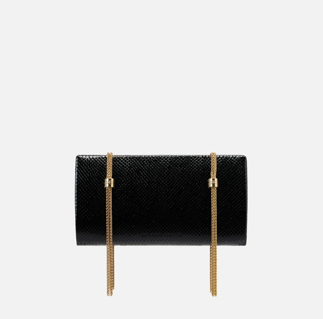 Ophidia shoulder bag with python texture