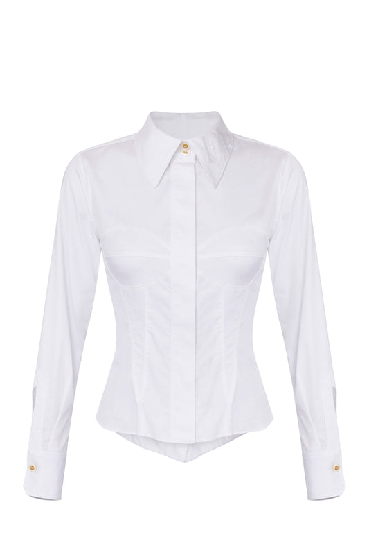 Cotton poplin shirt