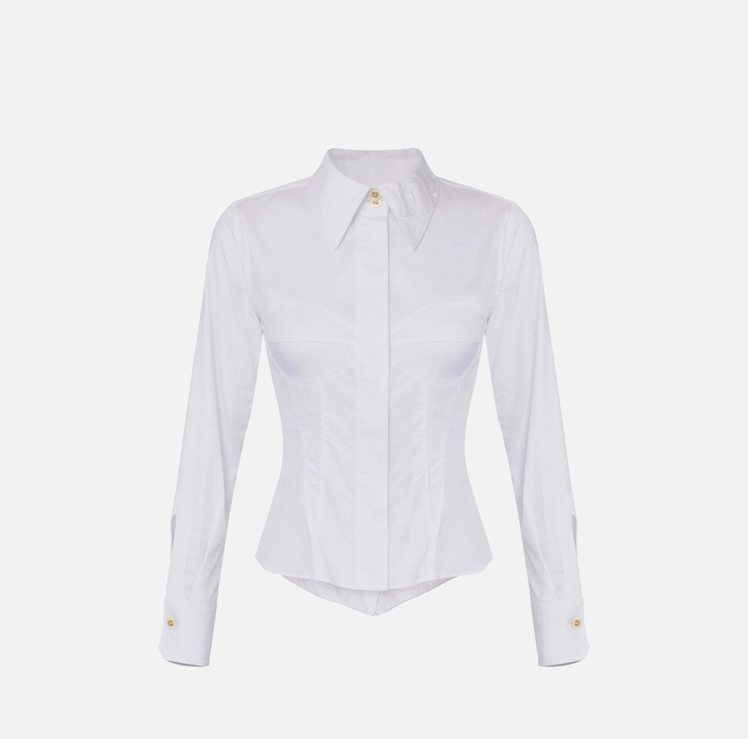 Cotton poplin shirt
