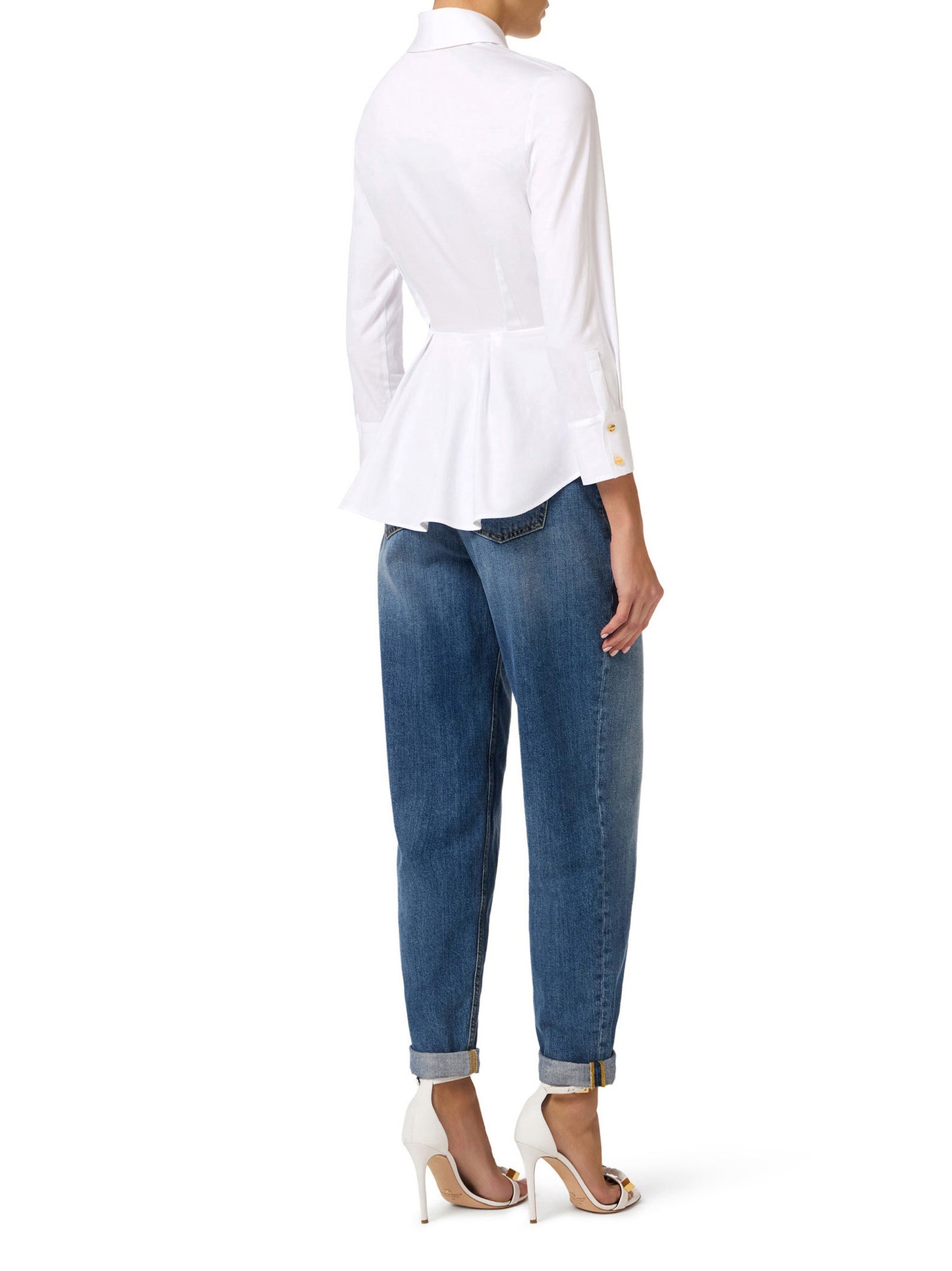 Shirt in stretch cotton