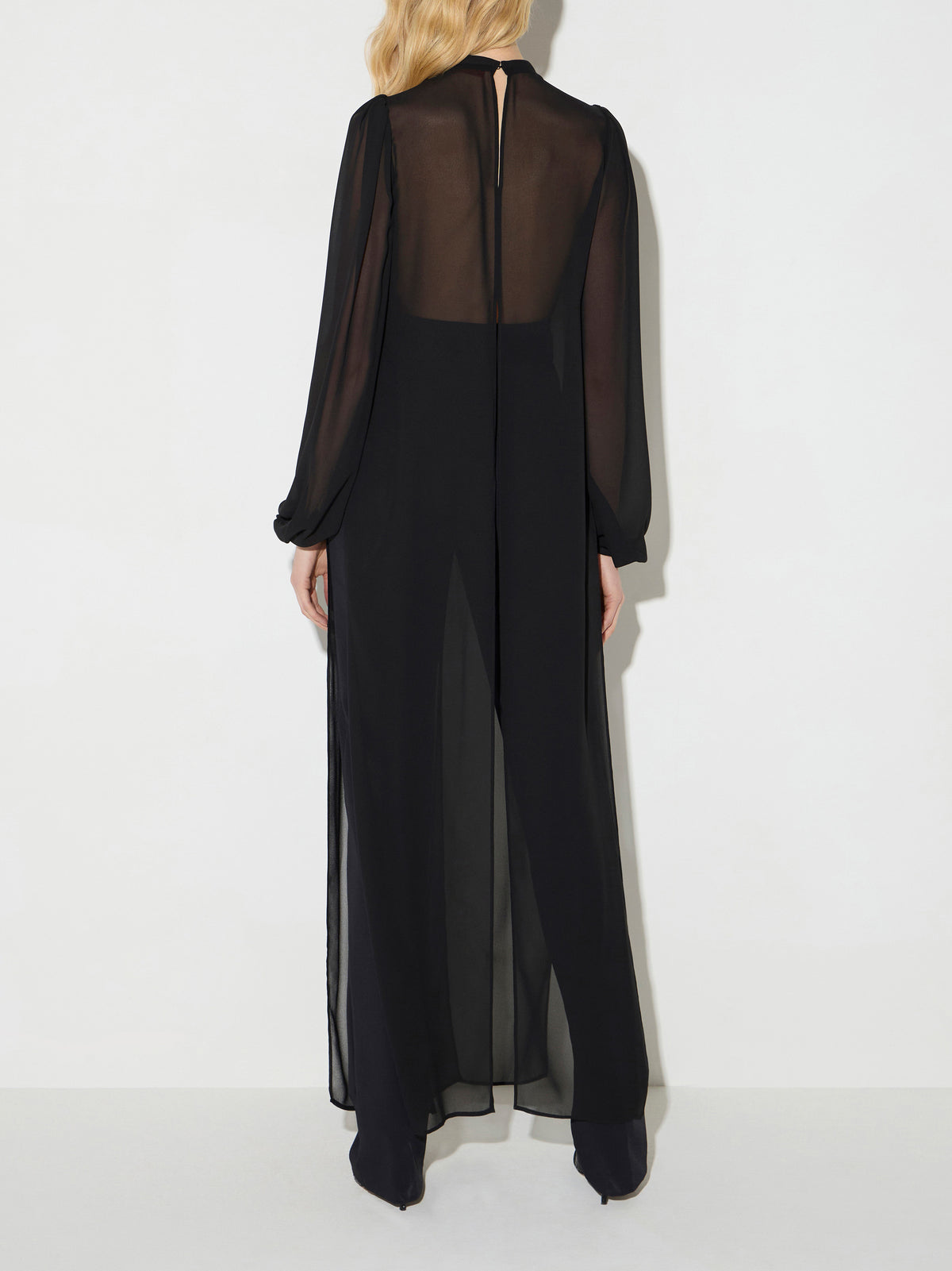 Blouse in georgette fabric