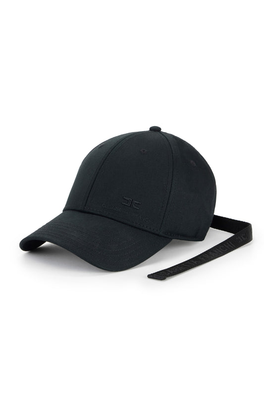 Gabardine baseball cap with ribbon