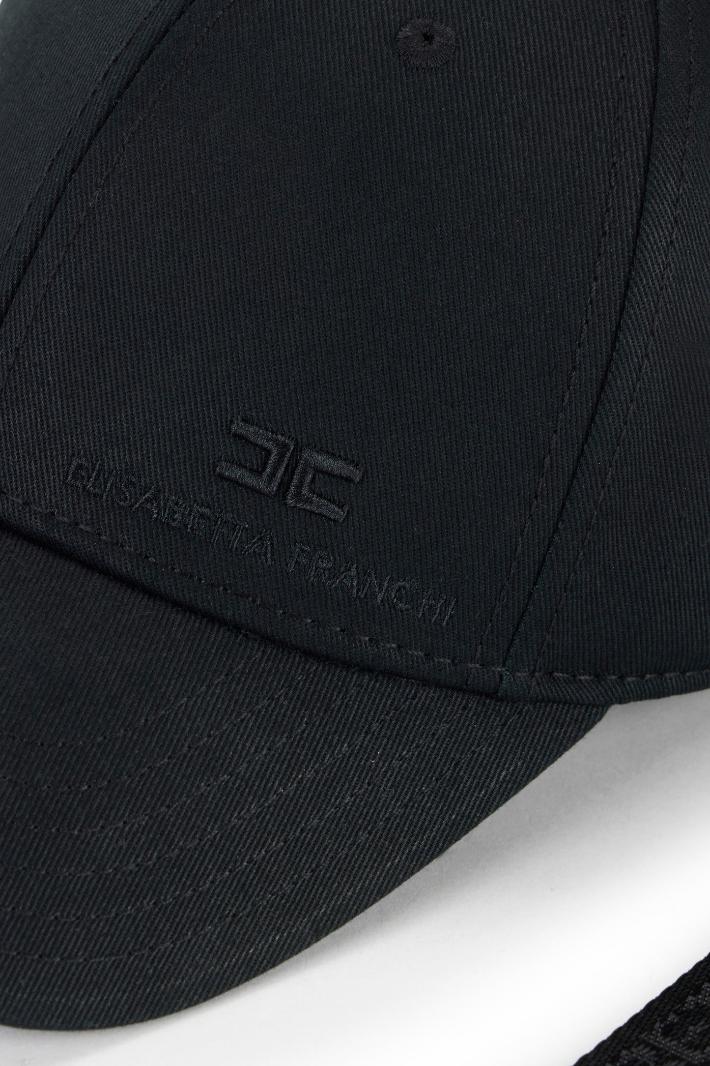 Gabardine baseball cap with ribbon