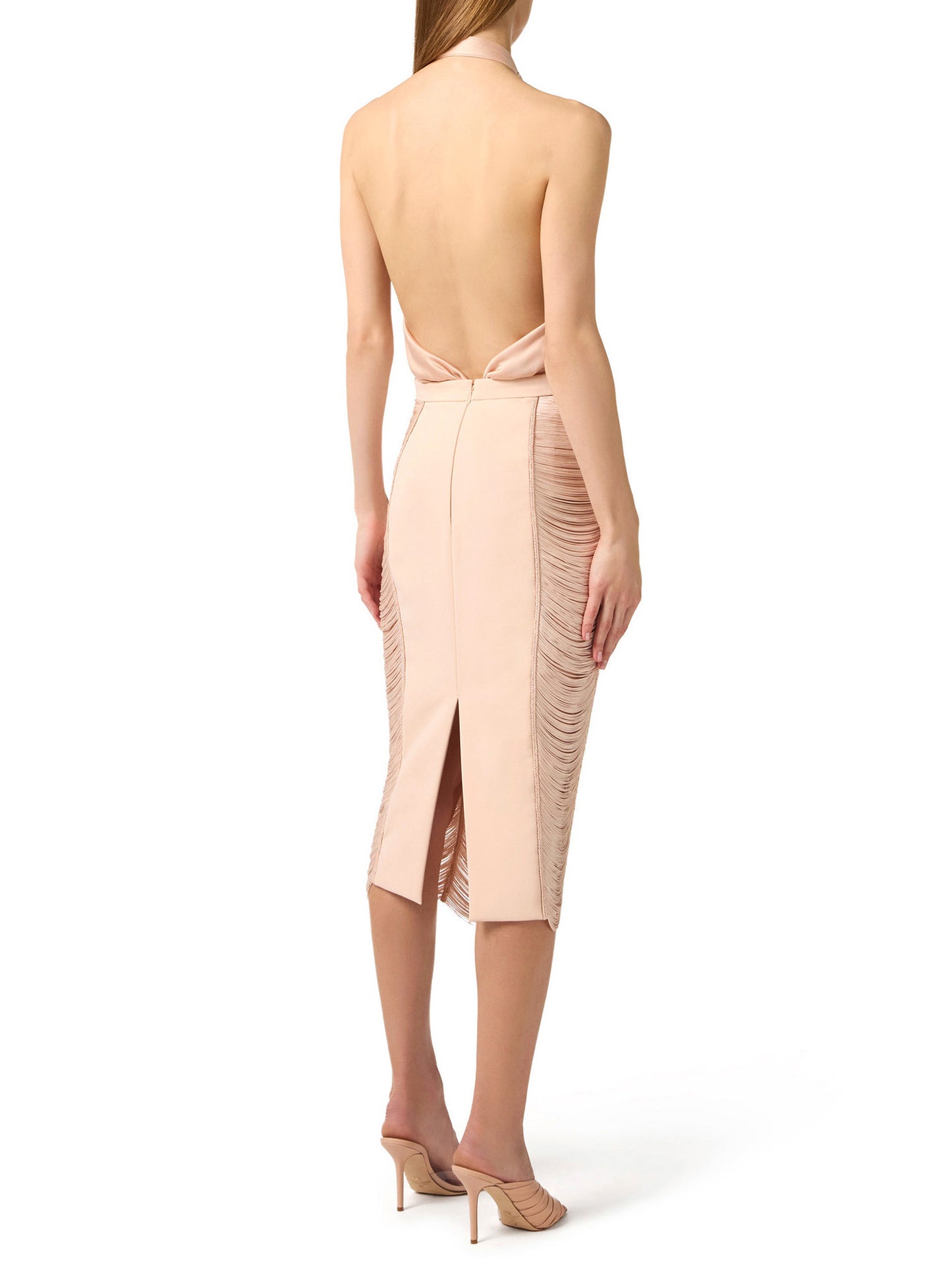 Top in shiny viscose jersey fabric