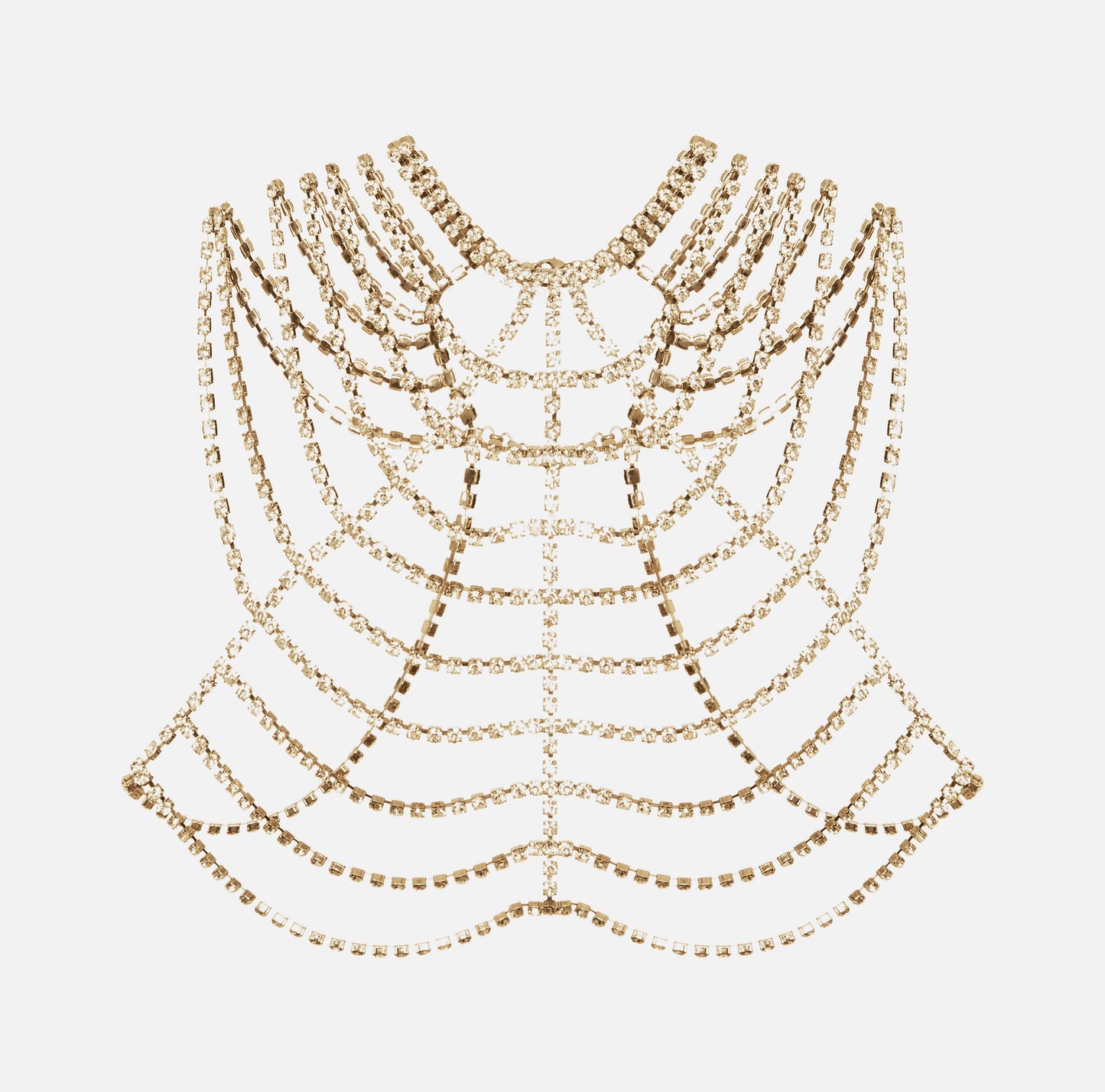 Bodychain made of rhinestones