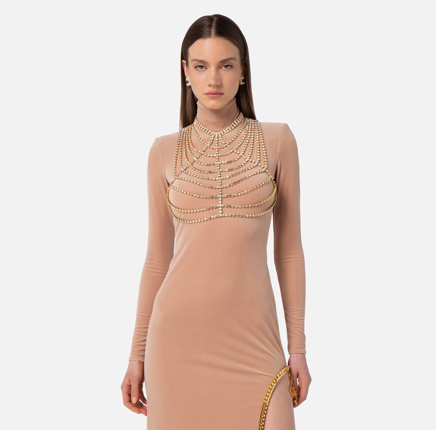 Bodychain made of rhinestones