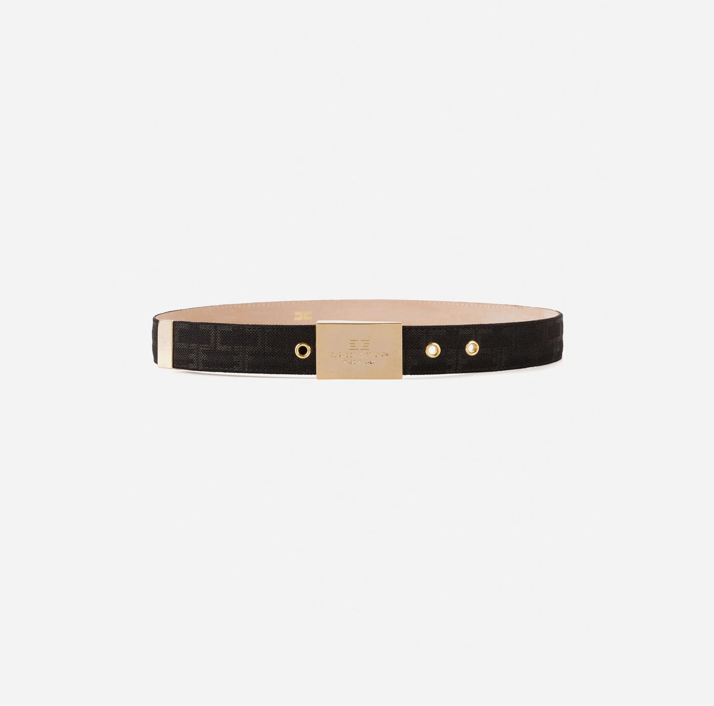 Belt With Monogram Pattern