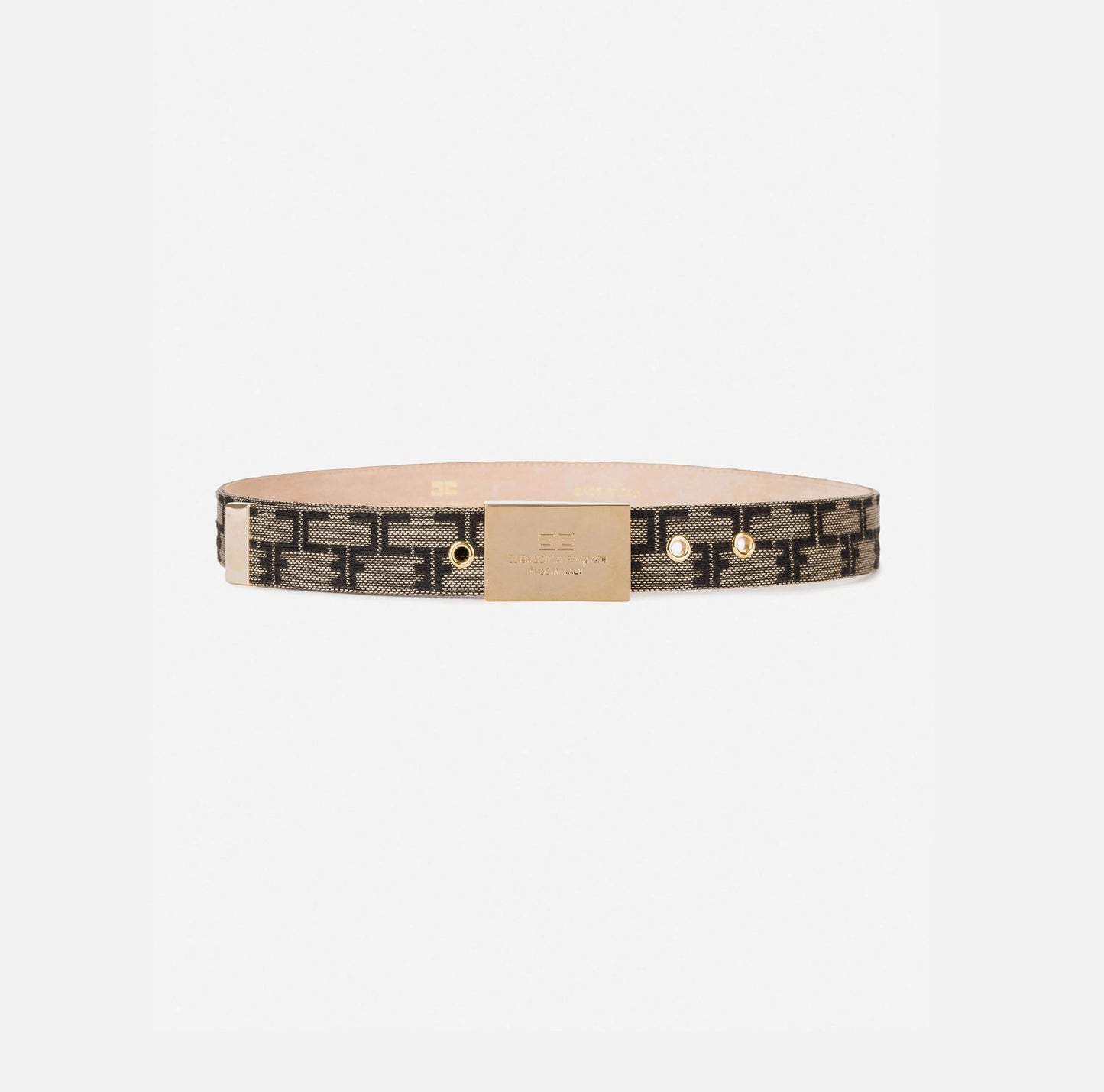 Belt With Monogram Pattern
