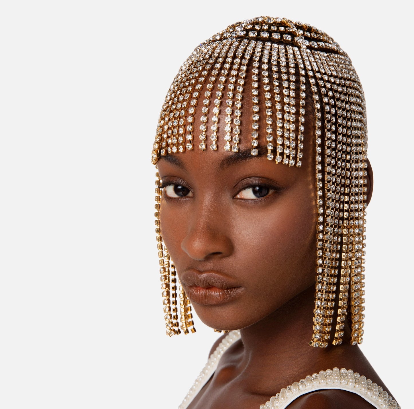 Tiara made of rhinestones