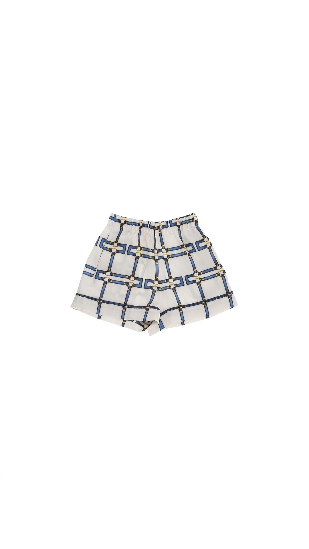 SHORTS IN TWILL STAMPA CINTURINI BU