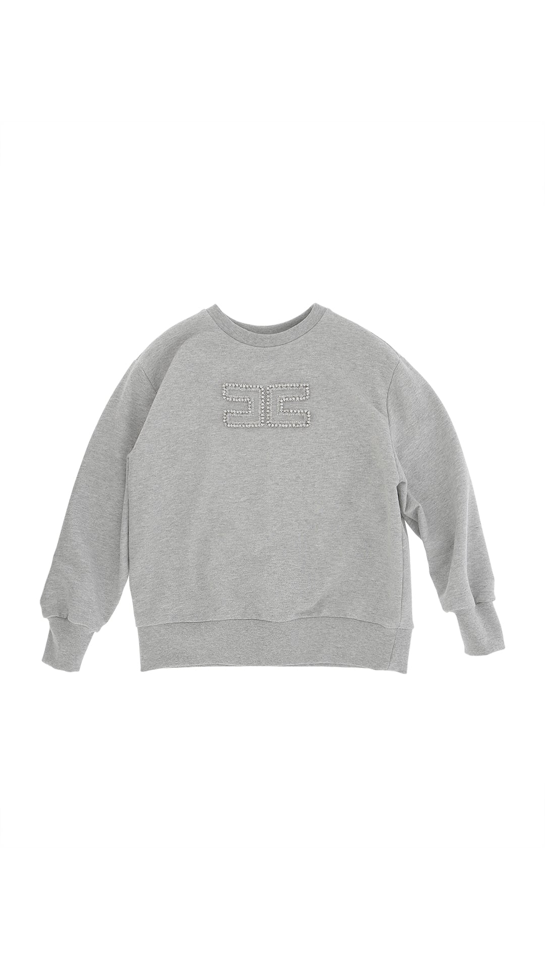 DOUBLE C SWEATSHIRT WITH BEZELS SWEATSHIRT