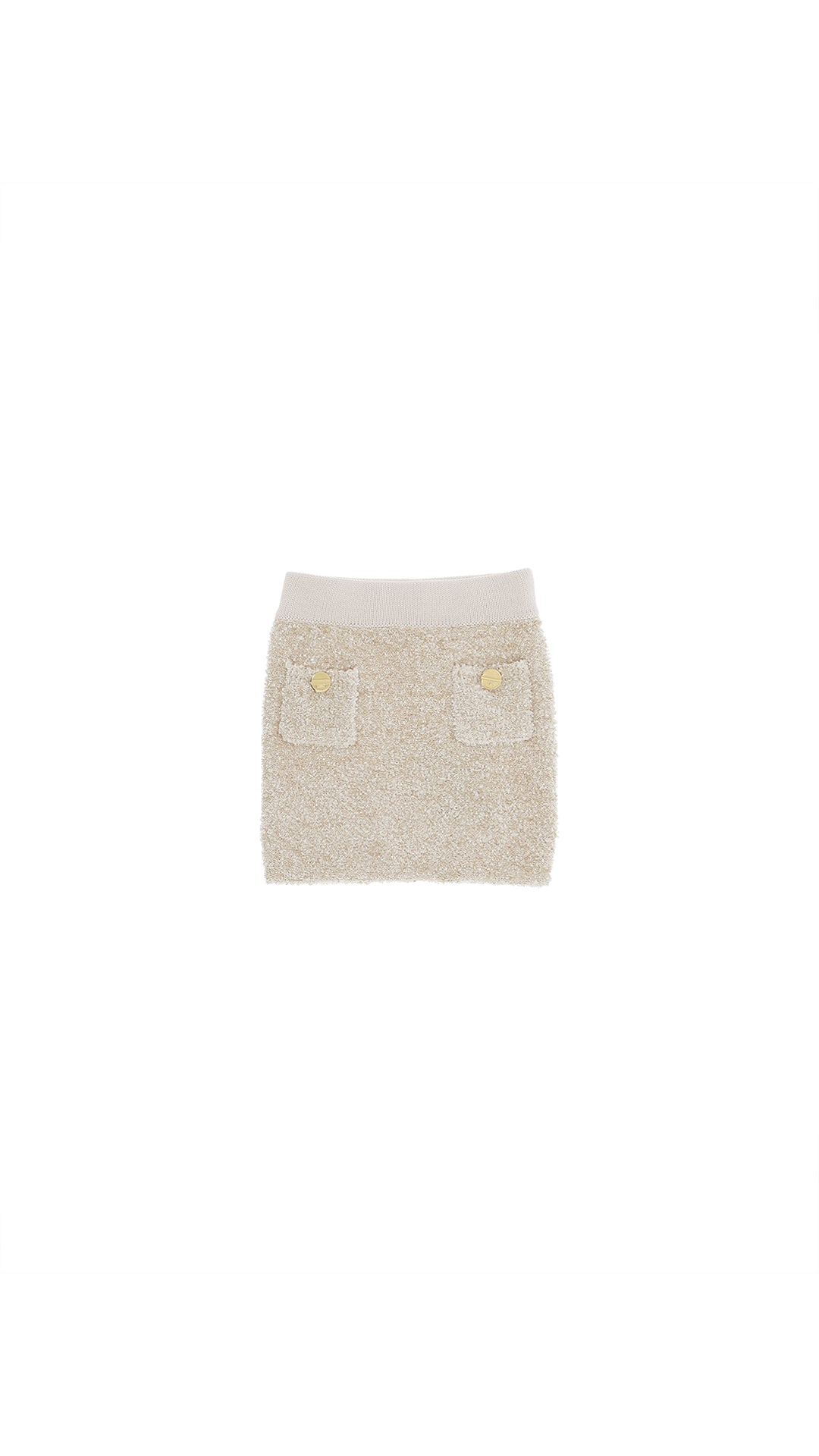 Kids knit skirt with two front pockets