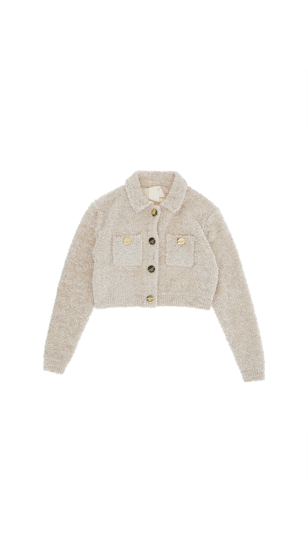 Kids knitted jacket with button details