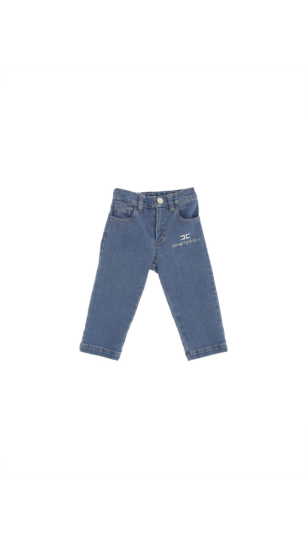 REGULAR DENIM TROUSERS WITH RICA