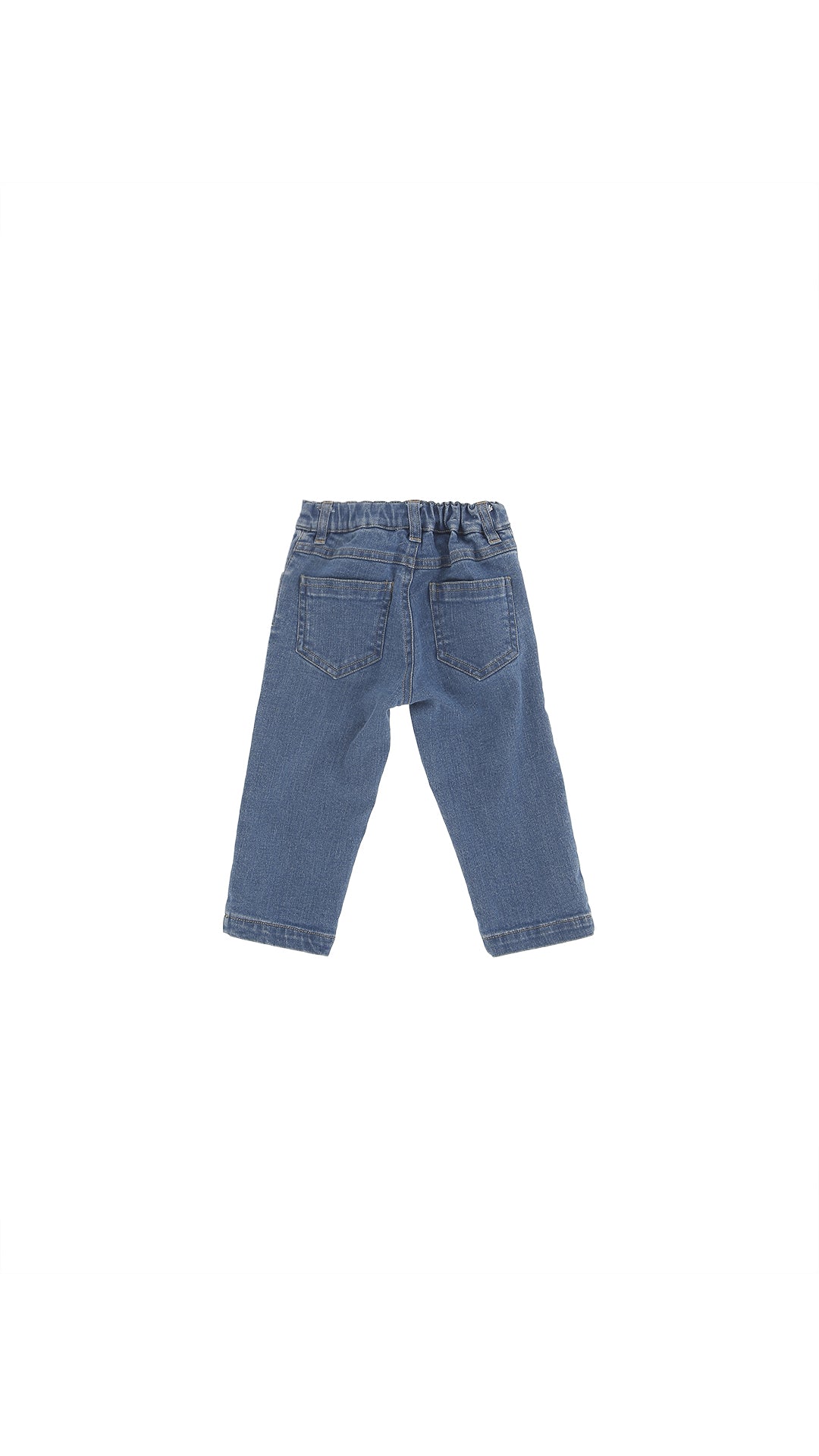REGULAR DENIM TROUSERS WITH RICA