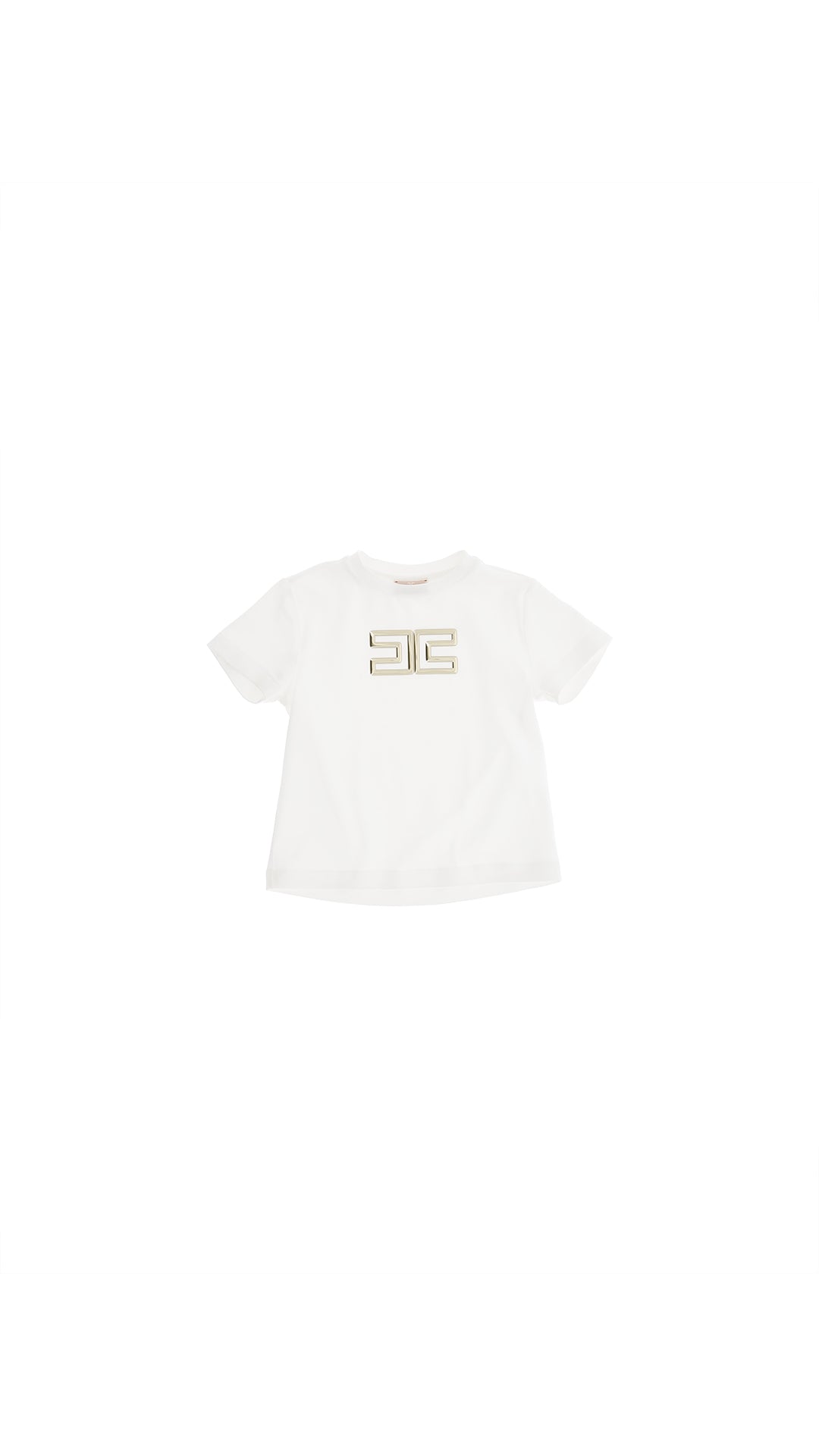 T-SHIRT M/C CON APPLICAZIONE DOPPIA C