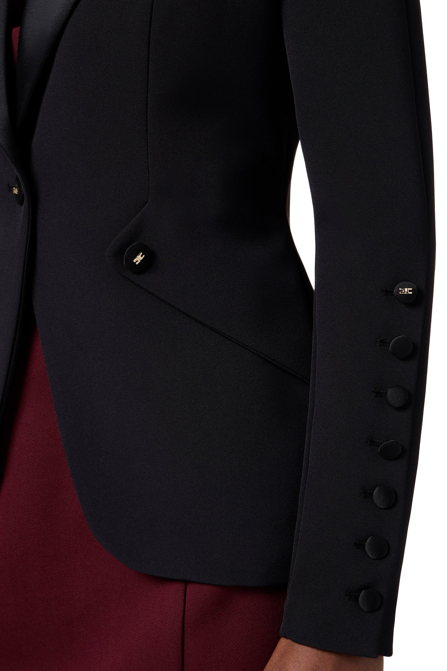 Jacket in lightweight crêpe