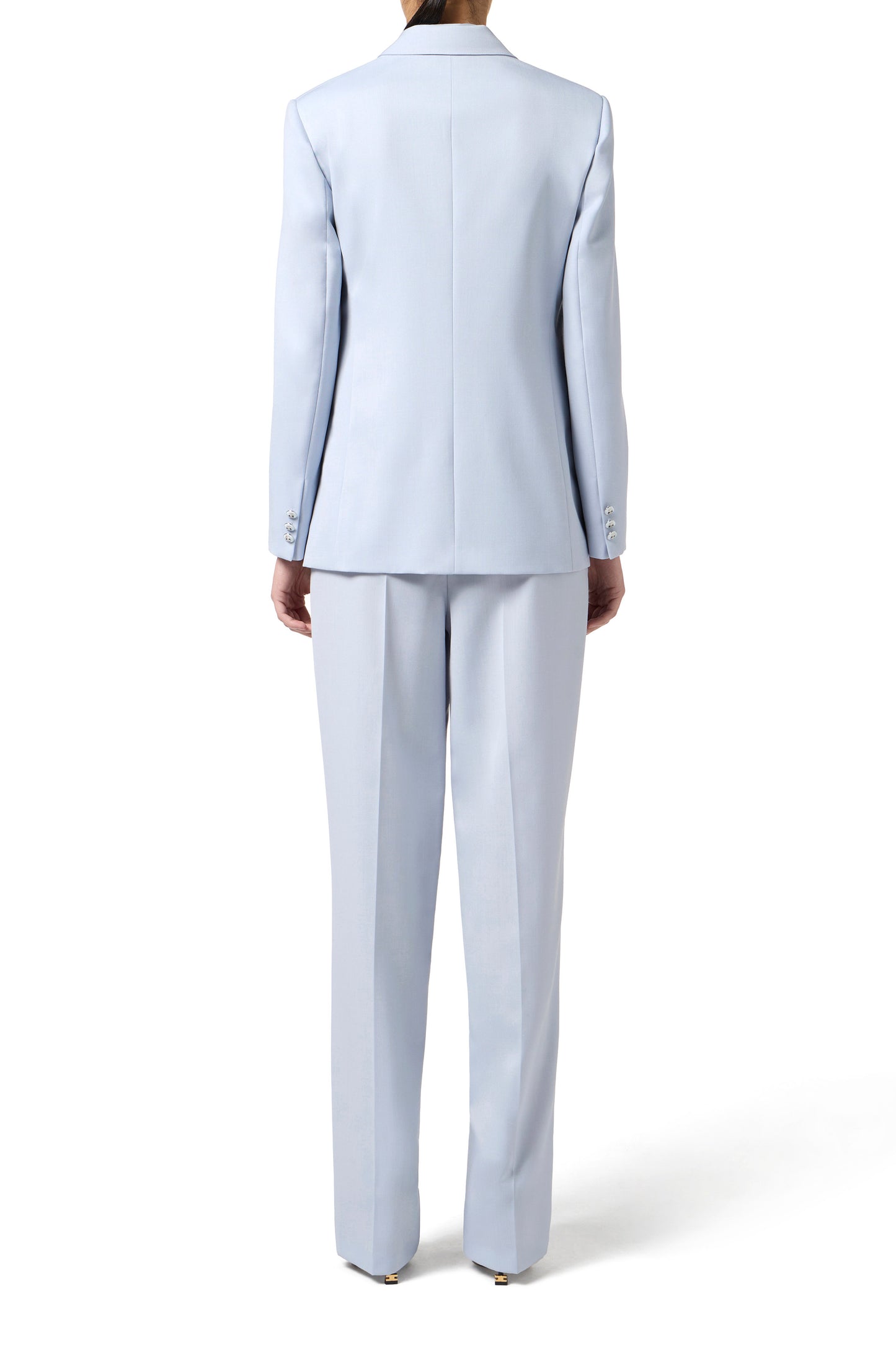 Cool wool jacket with enamelled buttons