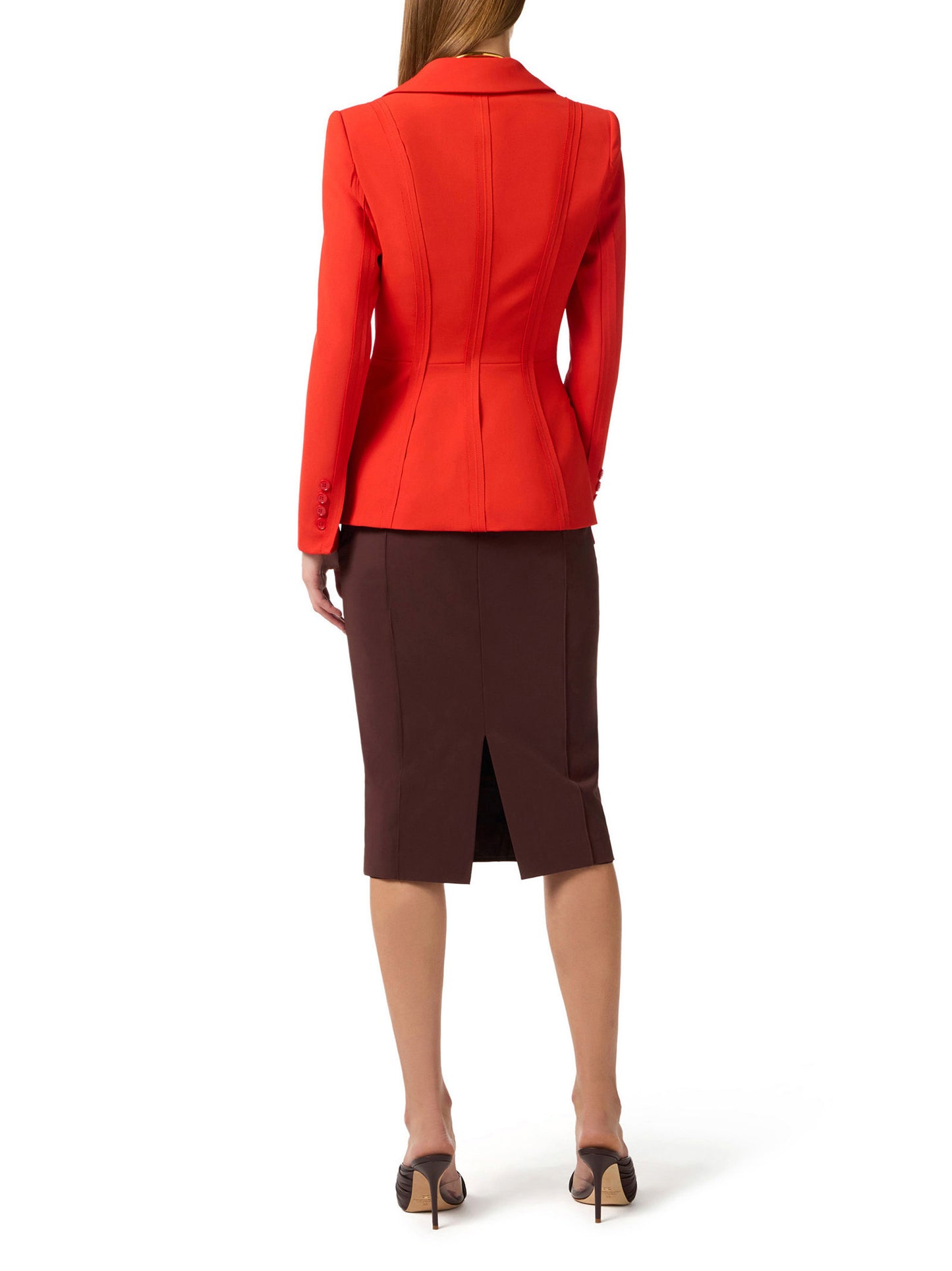 Double-breasted jacket in cool wool