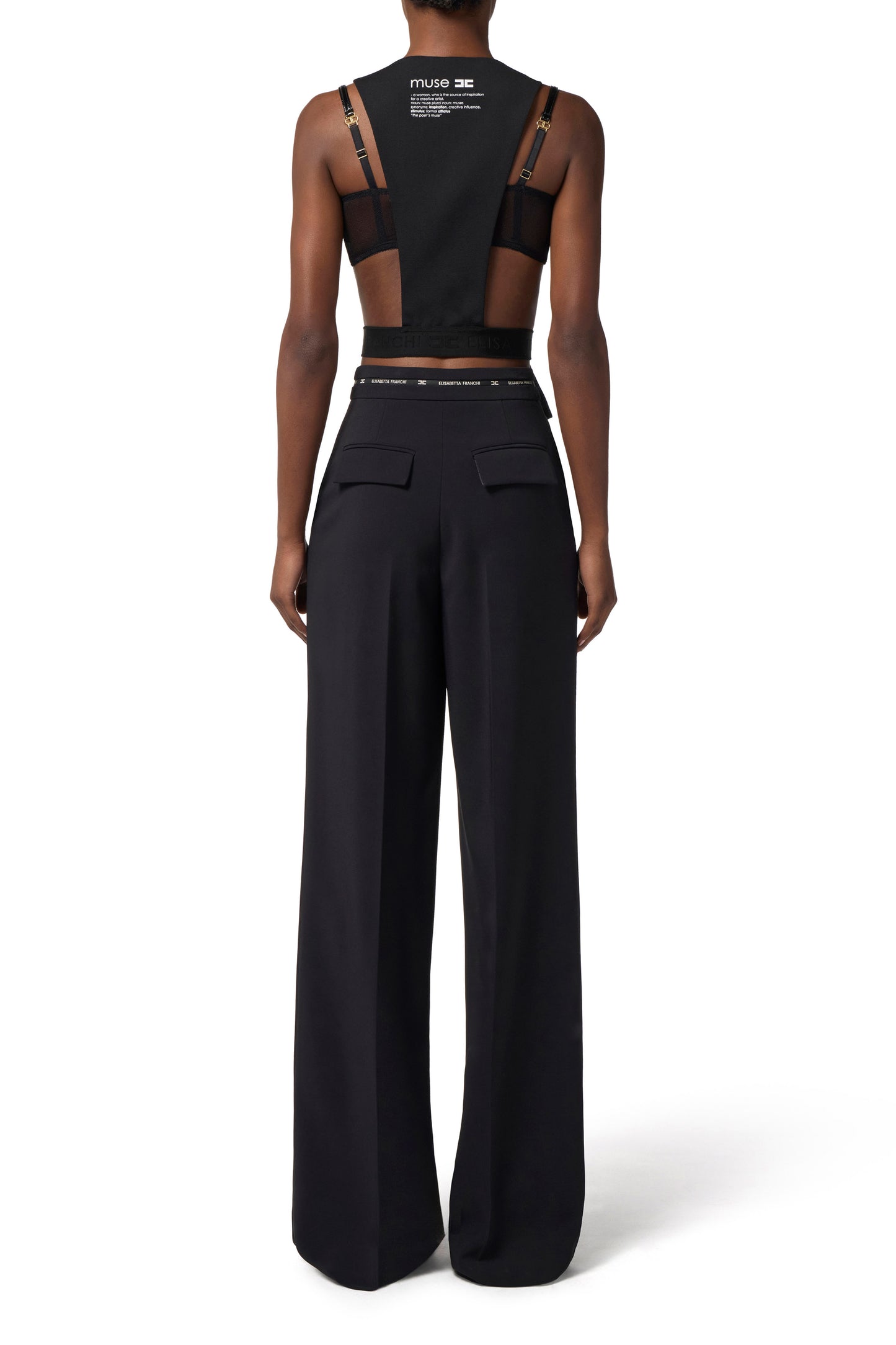 Cotton gabardine waistcoat