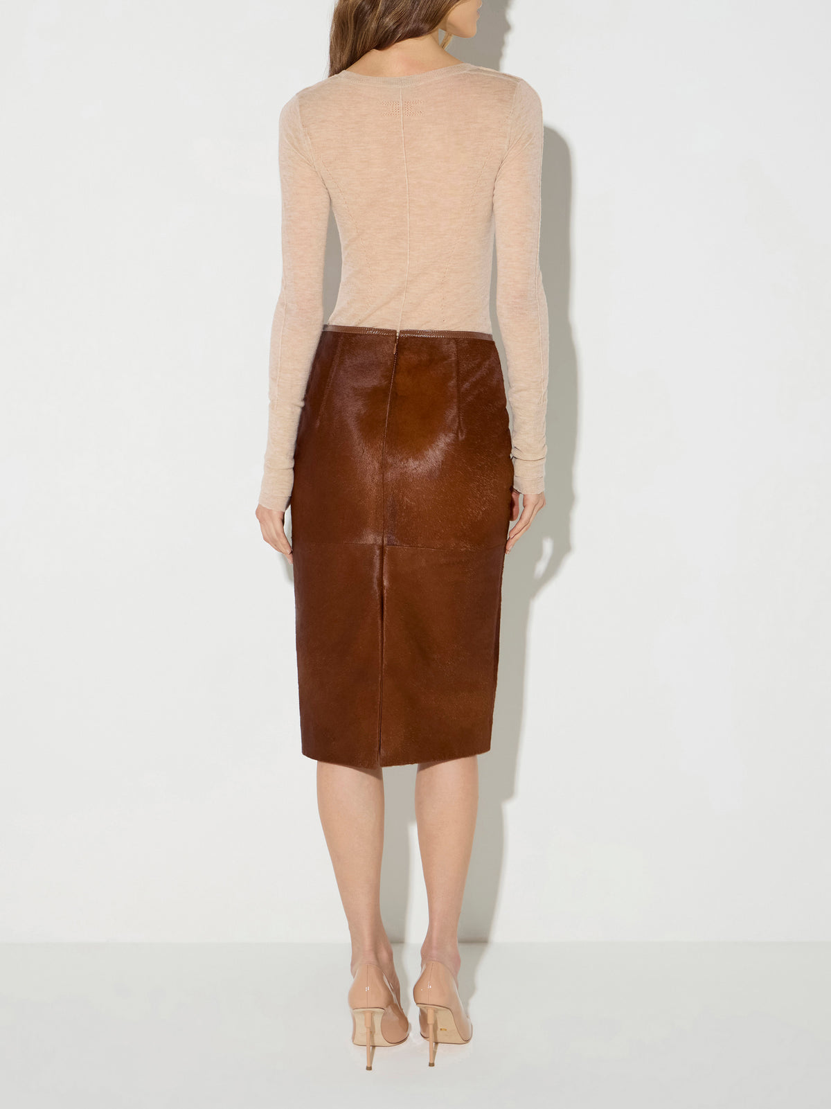 Cowhide skirt