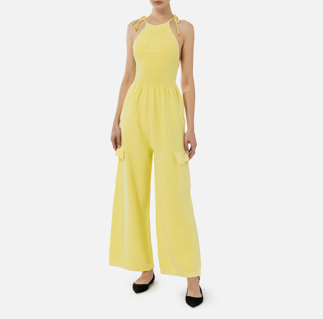 Cotton stone wash jumpsuit