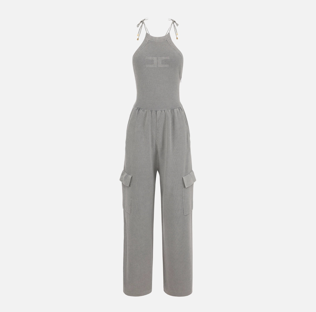 Cotton stone wash jumpsuit