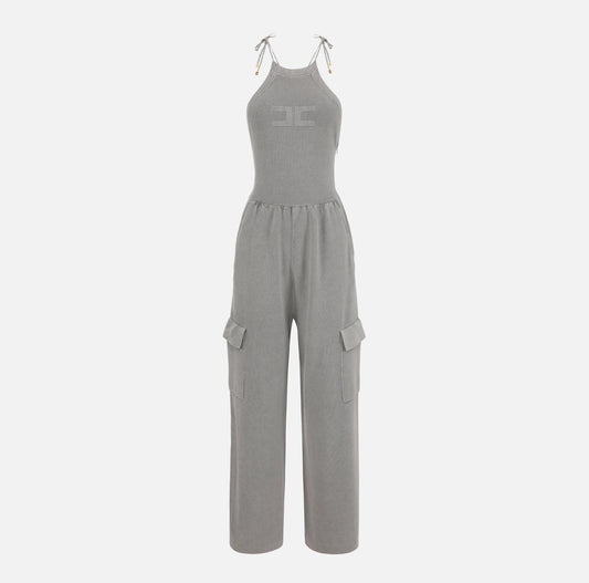 Cotton stone wash jumpsuit