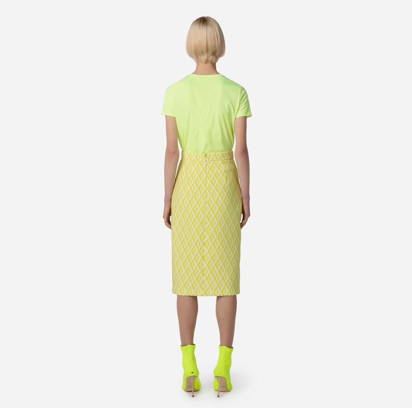 Cotton T-shirt with cut-out