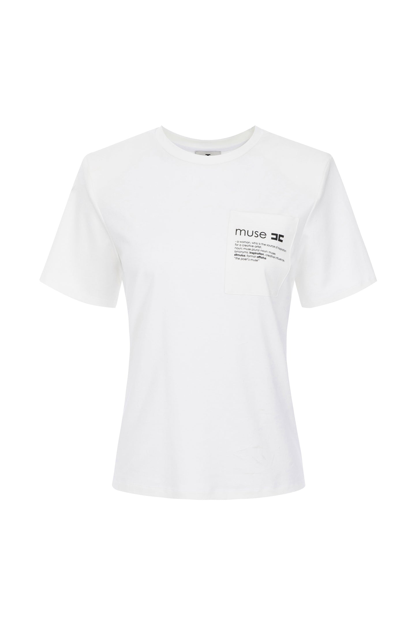 Heavy cotton jersey T-shirt with breast pocket