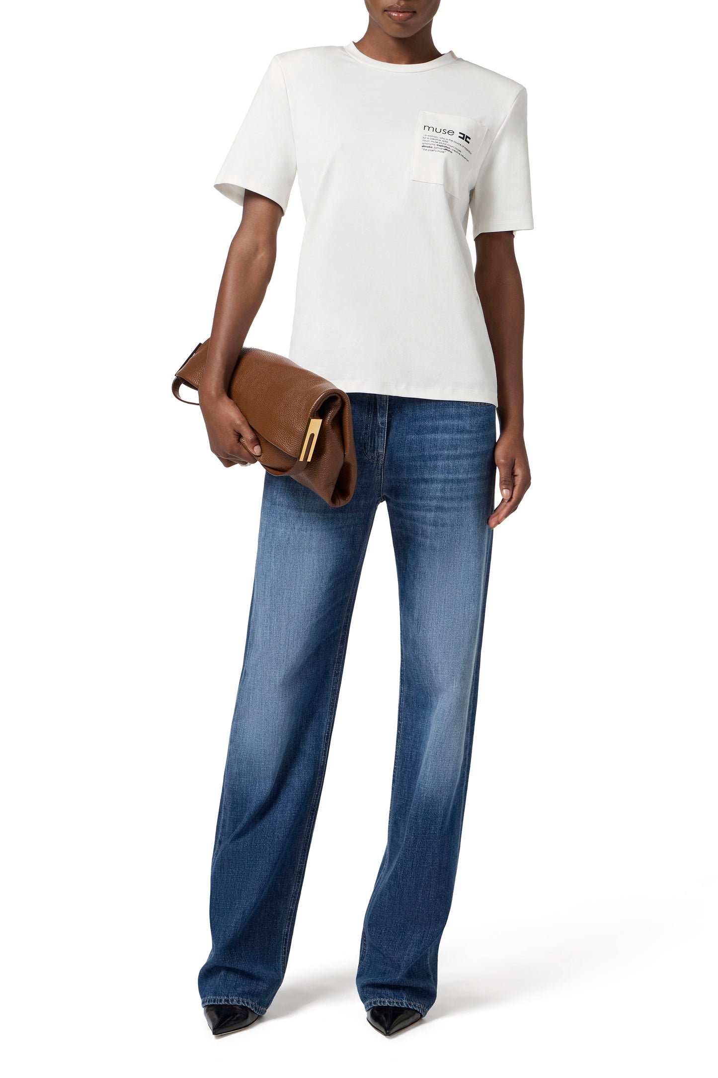 Heavy cotton jersey T-shirt with breast pocket