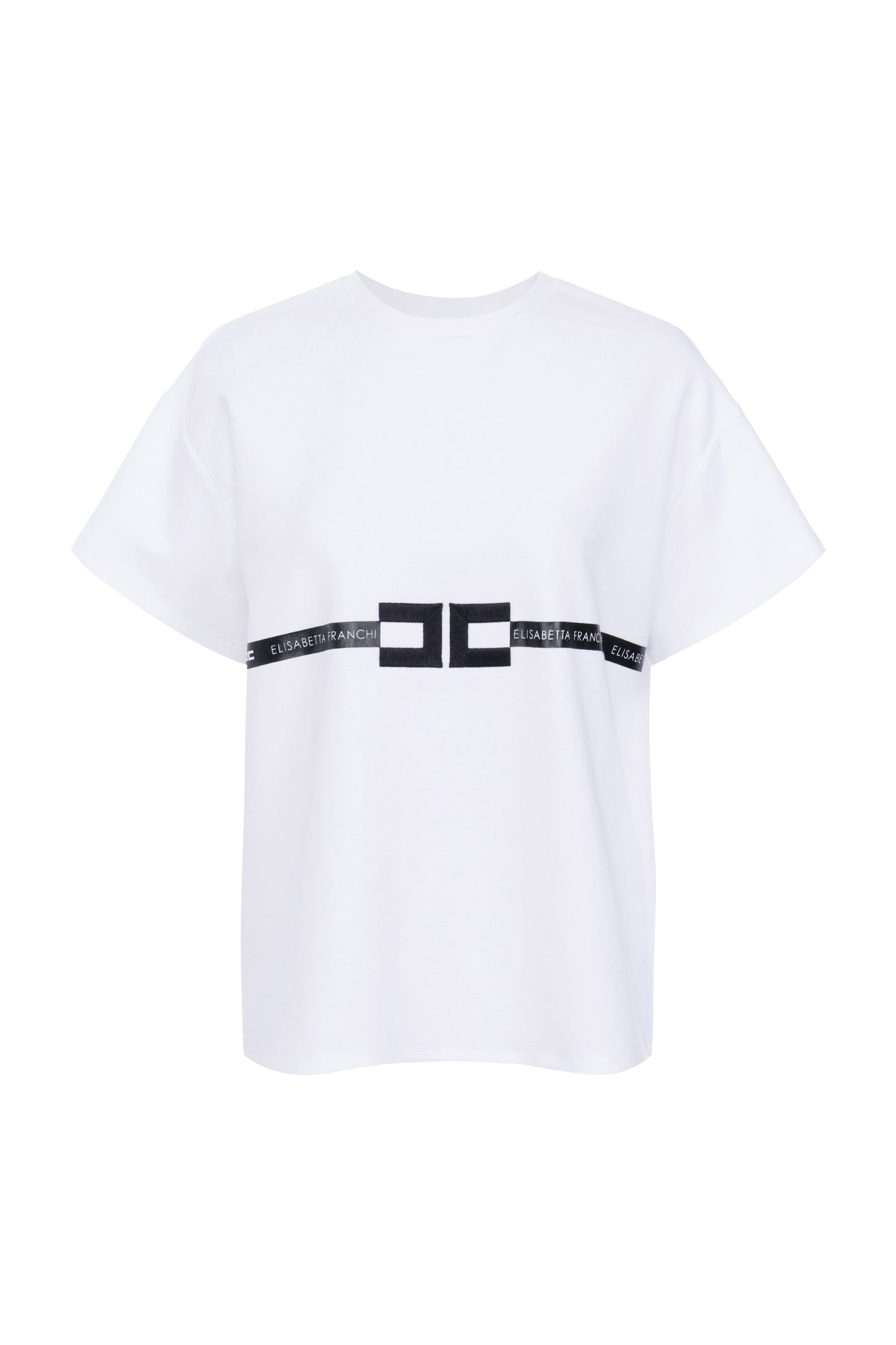 Heavy cotton jersey T-shirt with logo