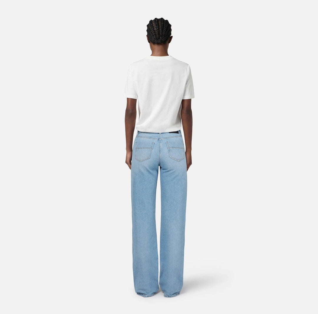 Cotton jersey T-shirt with print