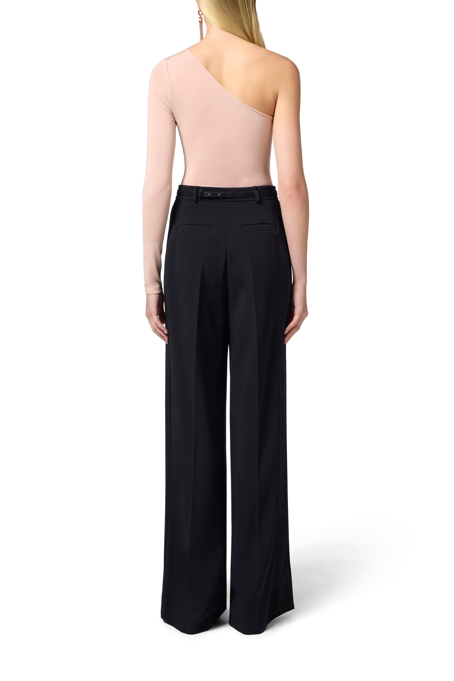 One-shoulder top in lightweight jersey fabric