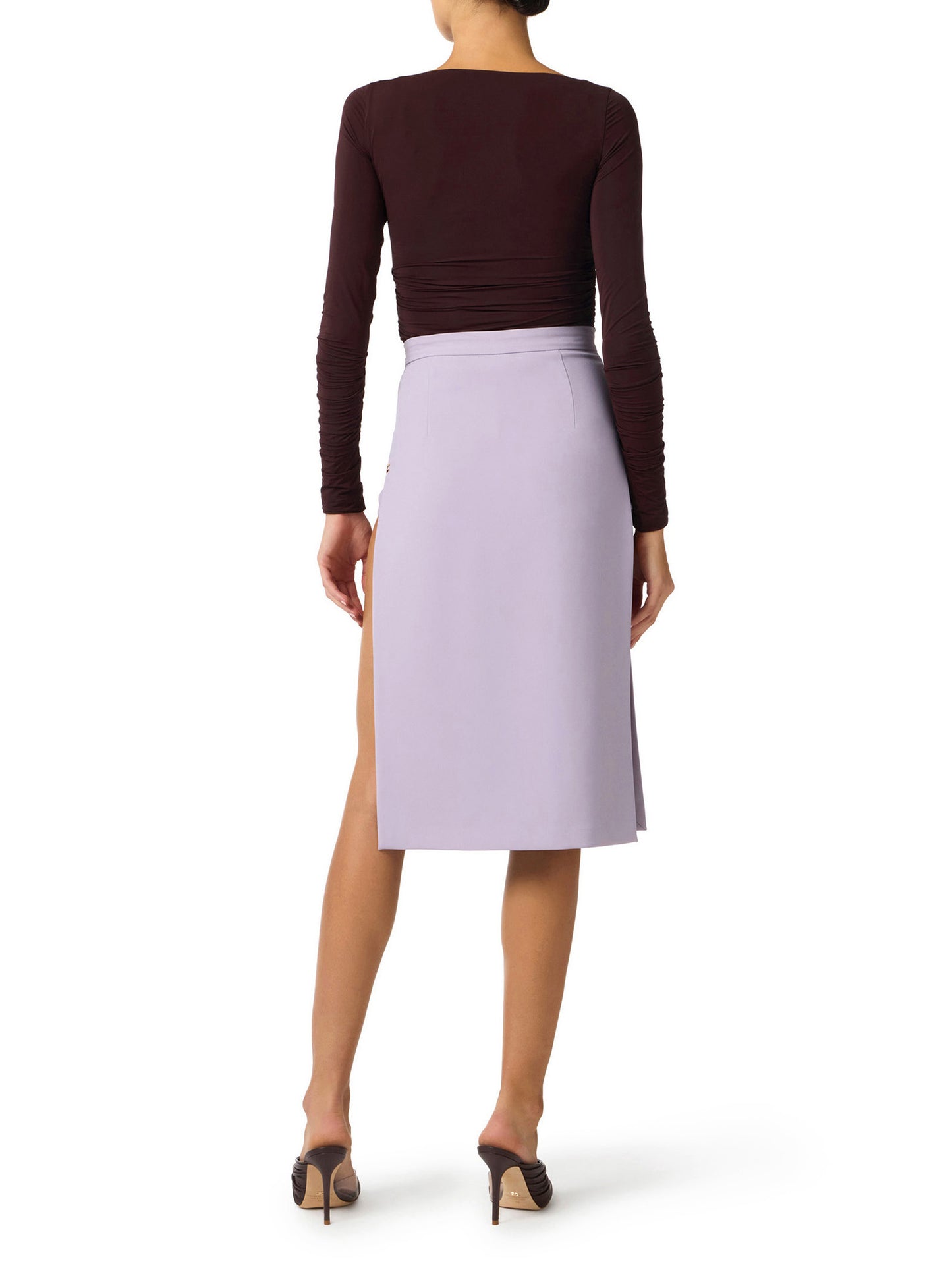Jersey top with jewel detail