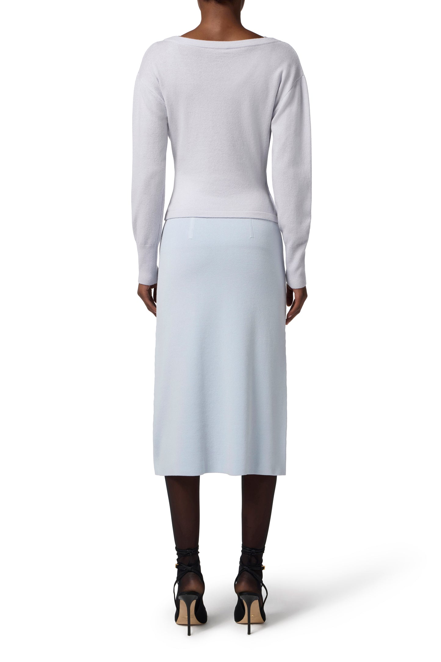 Cashmere blend jumper with jewel buttons