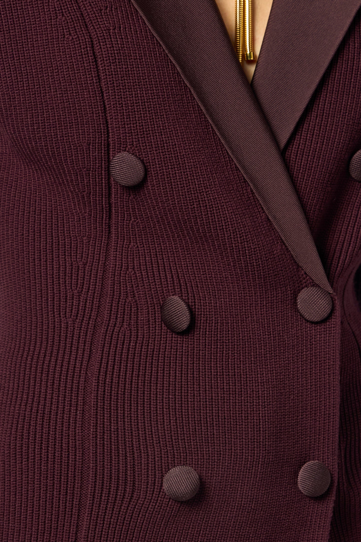 Knit jacket with shiny viscose details