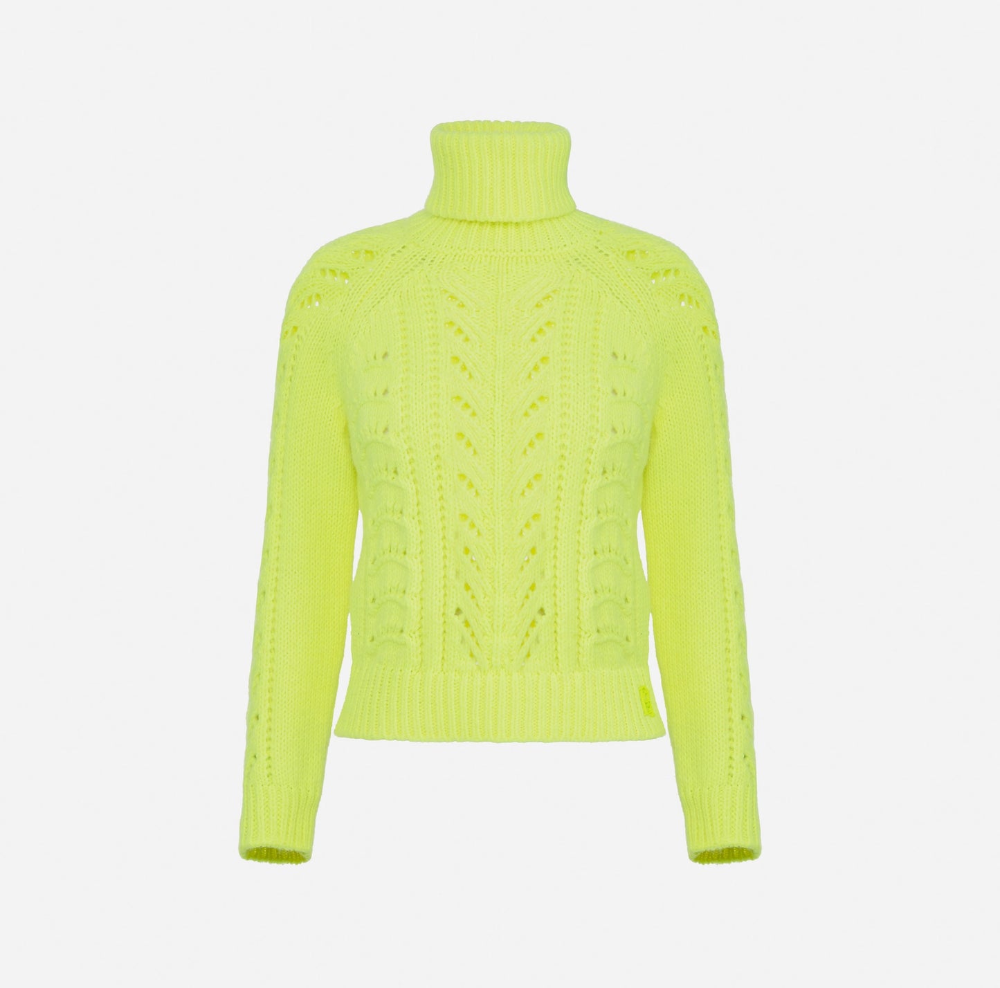 Alpaca-blend roll neck jumper